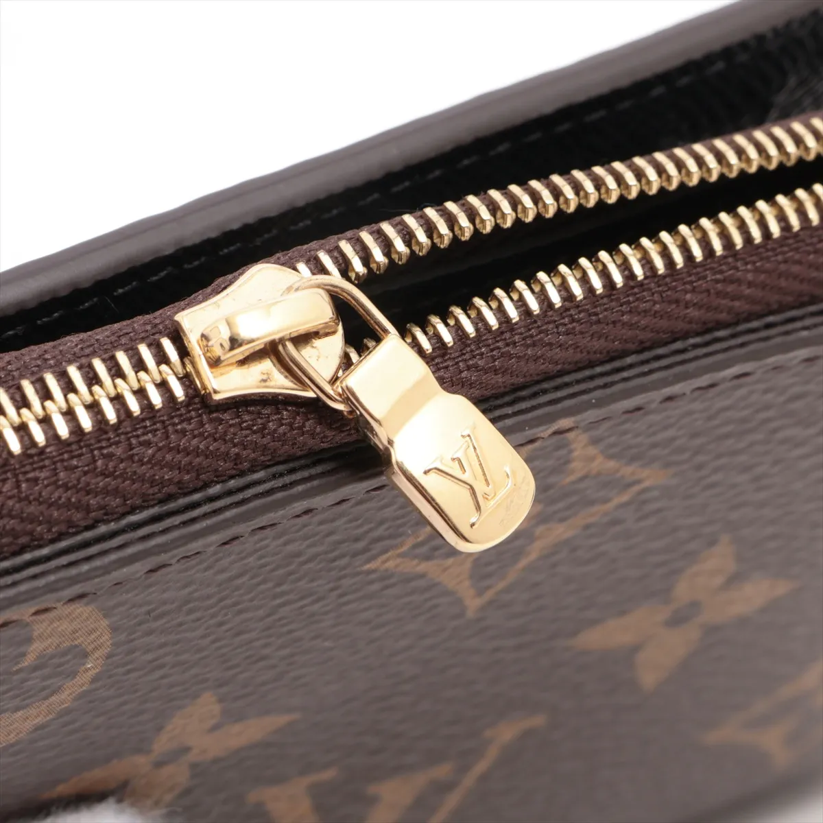 Monogram Reverse Portefeuille Roux M81461 Brown Compact Wallet RFID Reactive — view 8