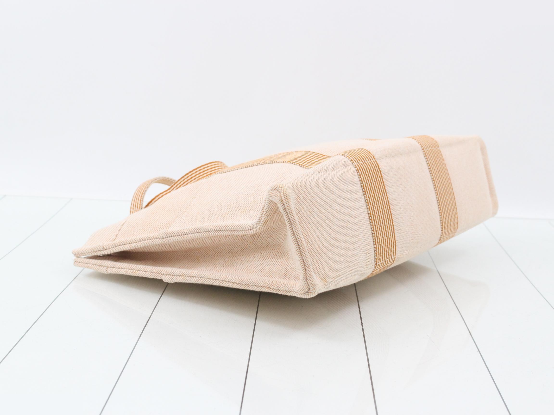 New Fourre-Tout Tote MM Tote Bag, Orange Canvas — view 5