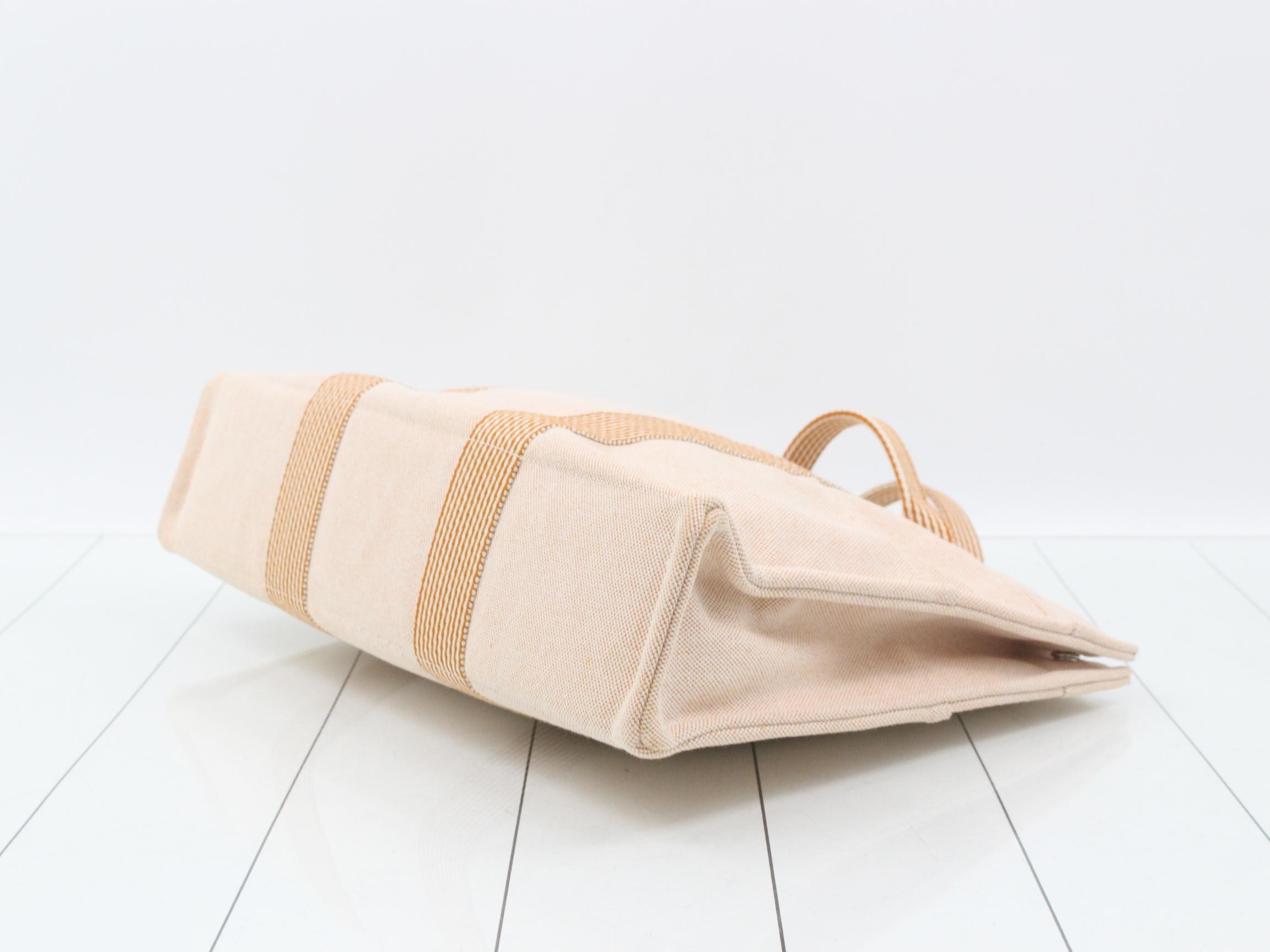 New Fourre-Tout Tote MM Tote Bag, Orange Canvas — view 6