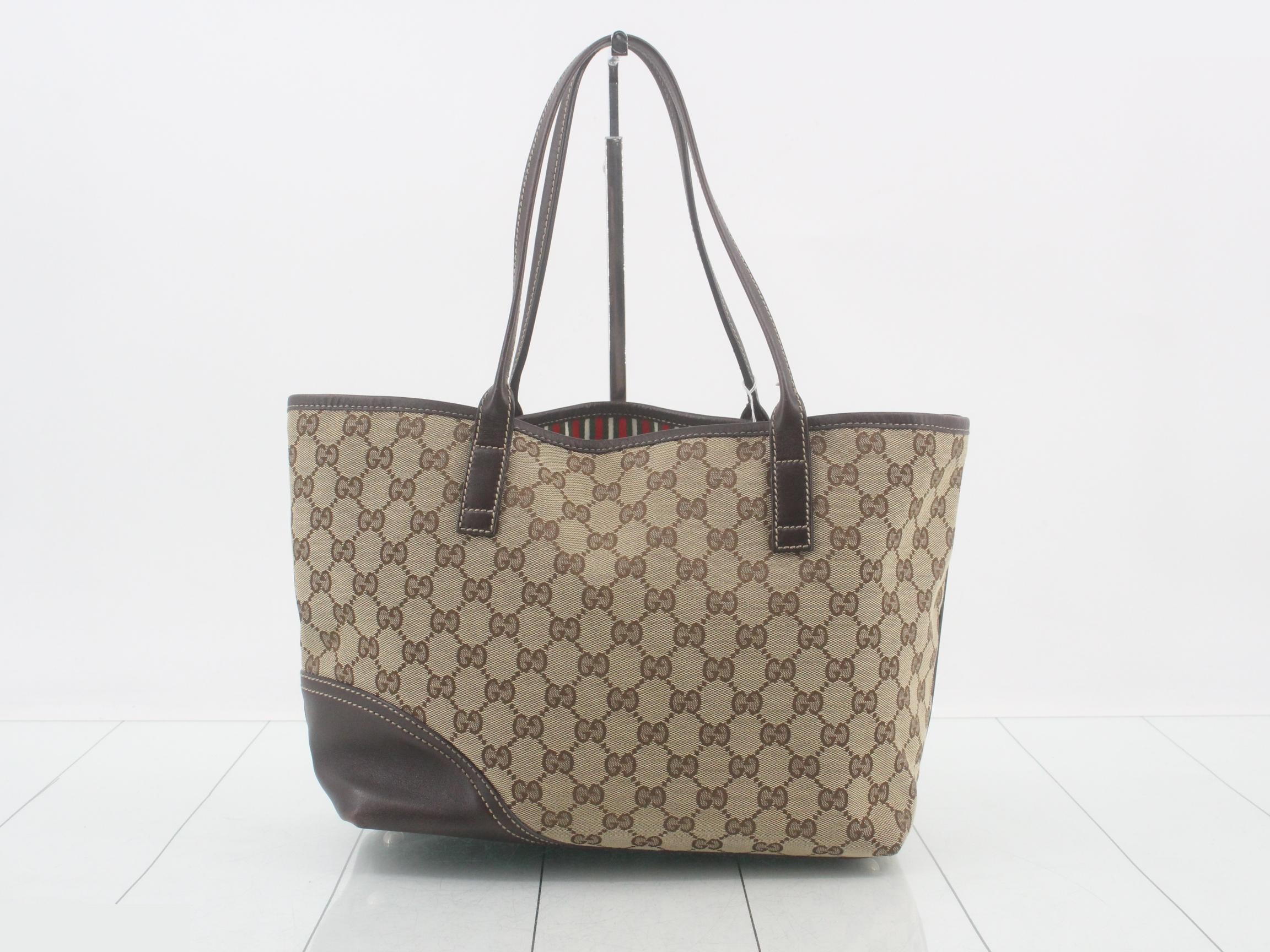 GG Canvas New Brit Tote Bag — view 2