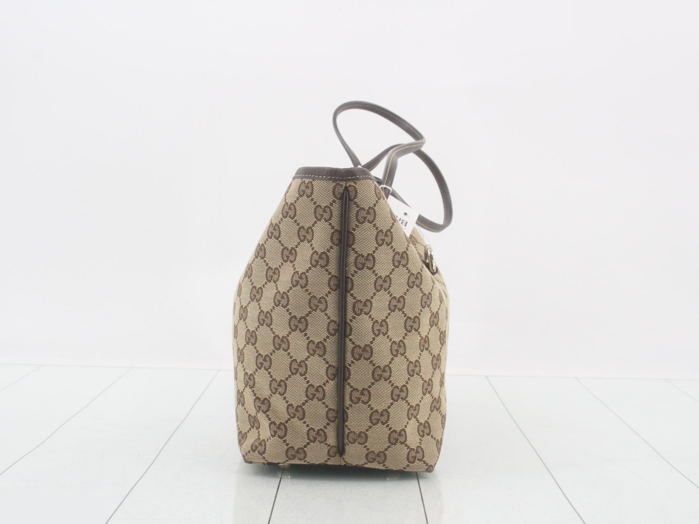 GG Canvas New Brit Tote Bag — view 4