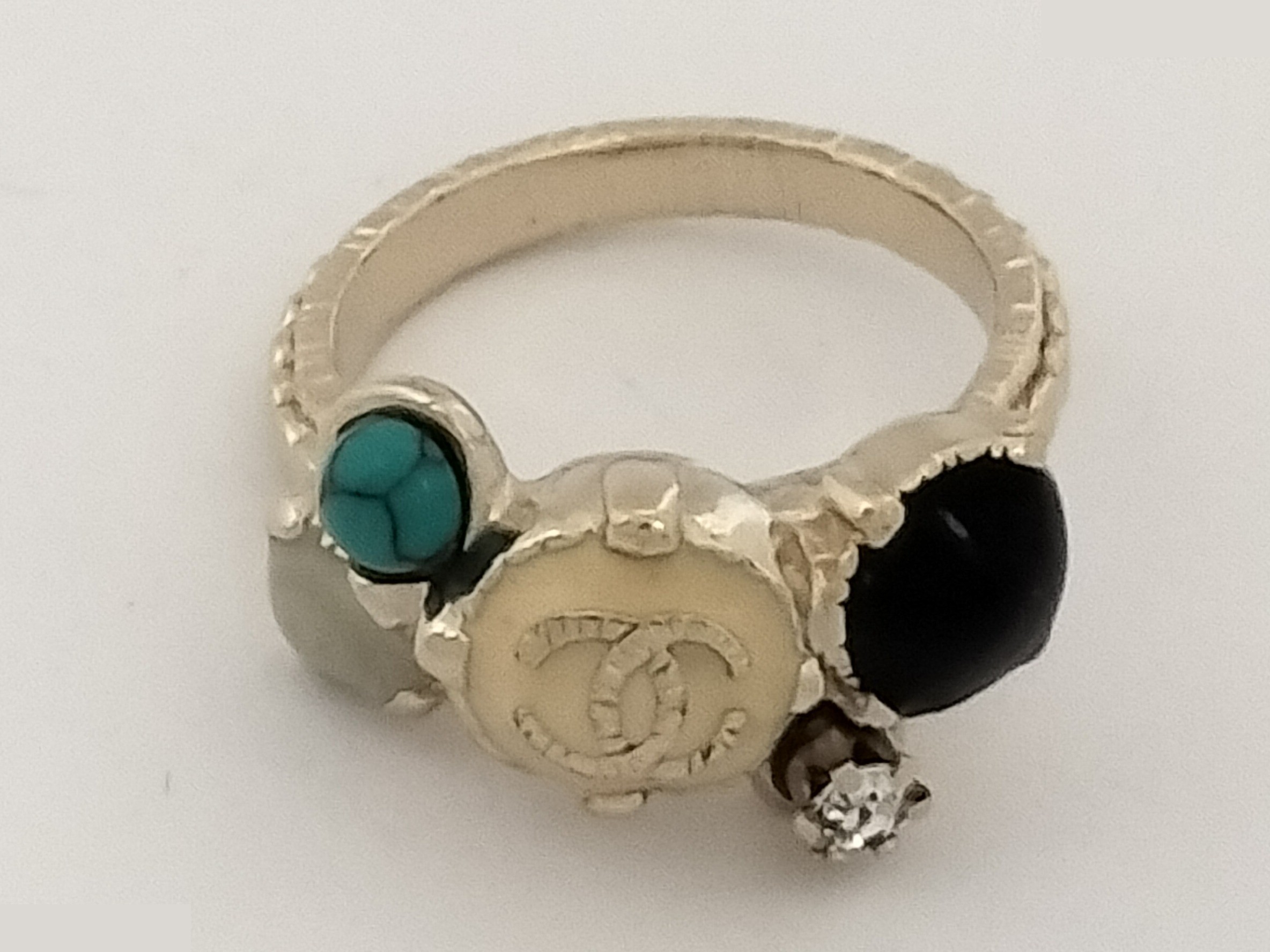 Coco Color Stone Gold Ring #12 — view 6