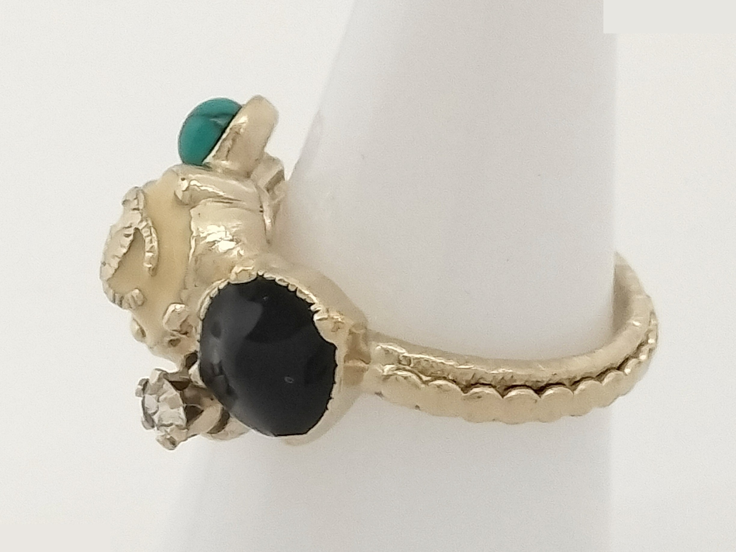 Coco Color Stone Gold Ring #12 — view 7