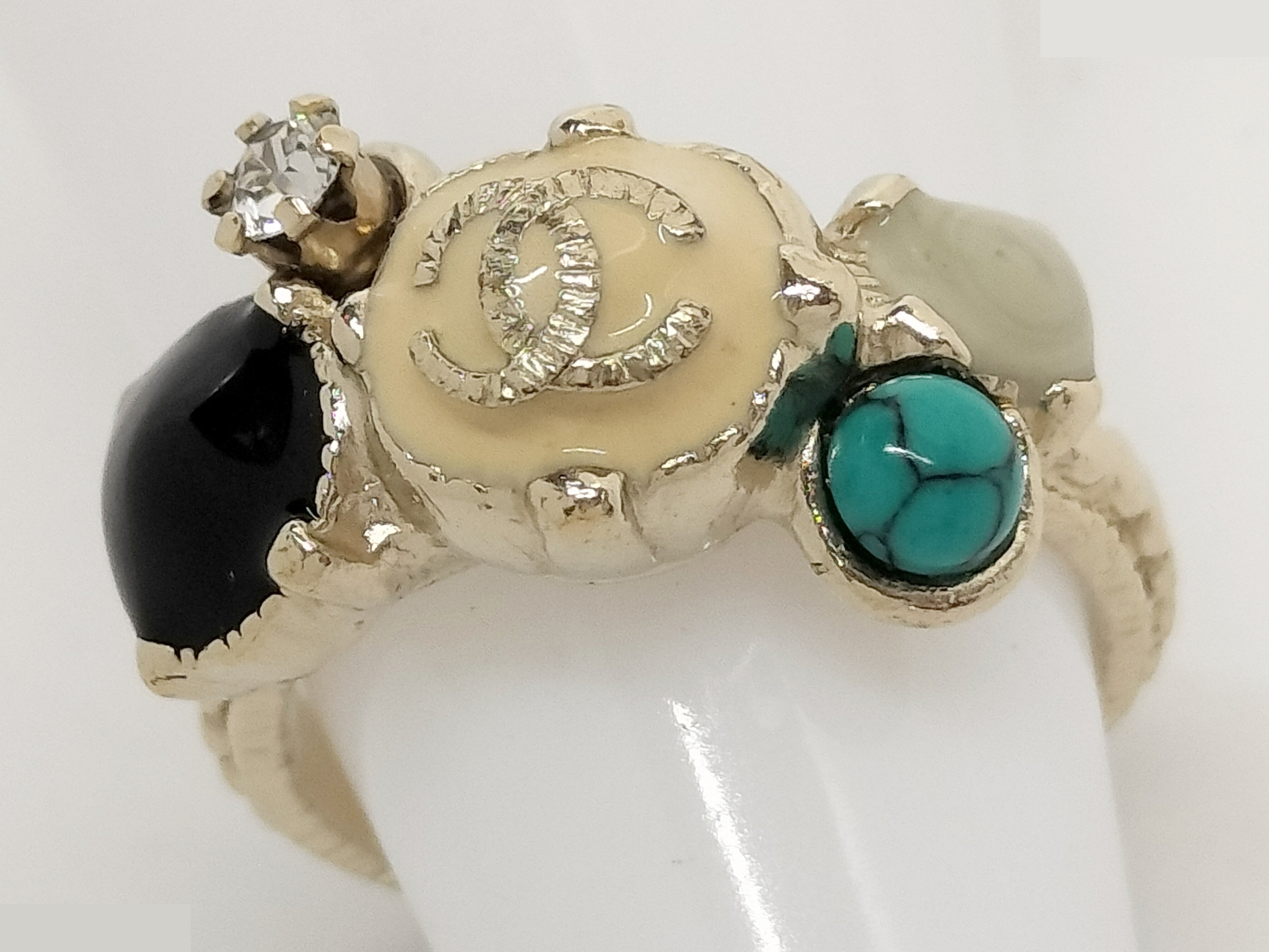 Coco Color Stone Gold Ring #12 — view 10