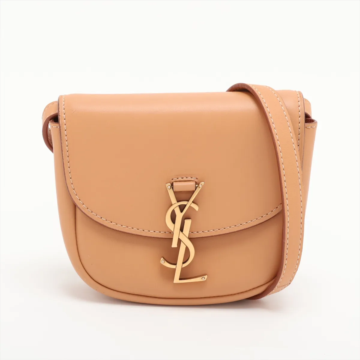 623097 Leather Shoulder Bag Brown