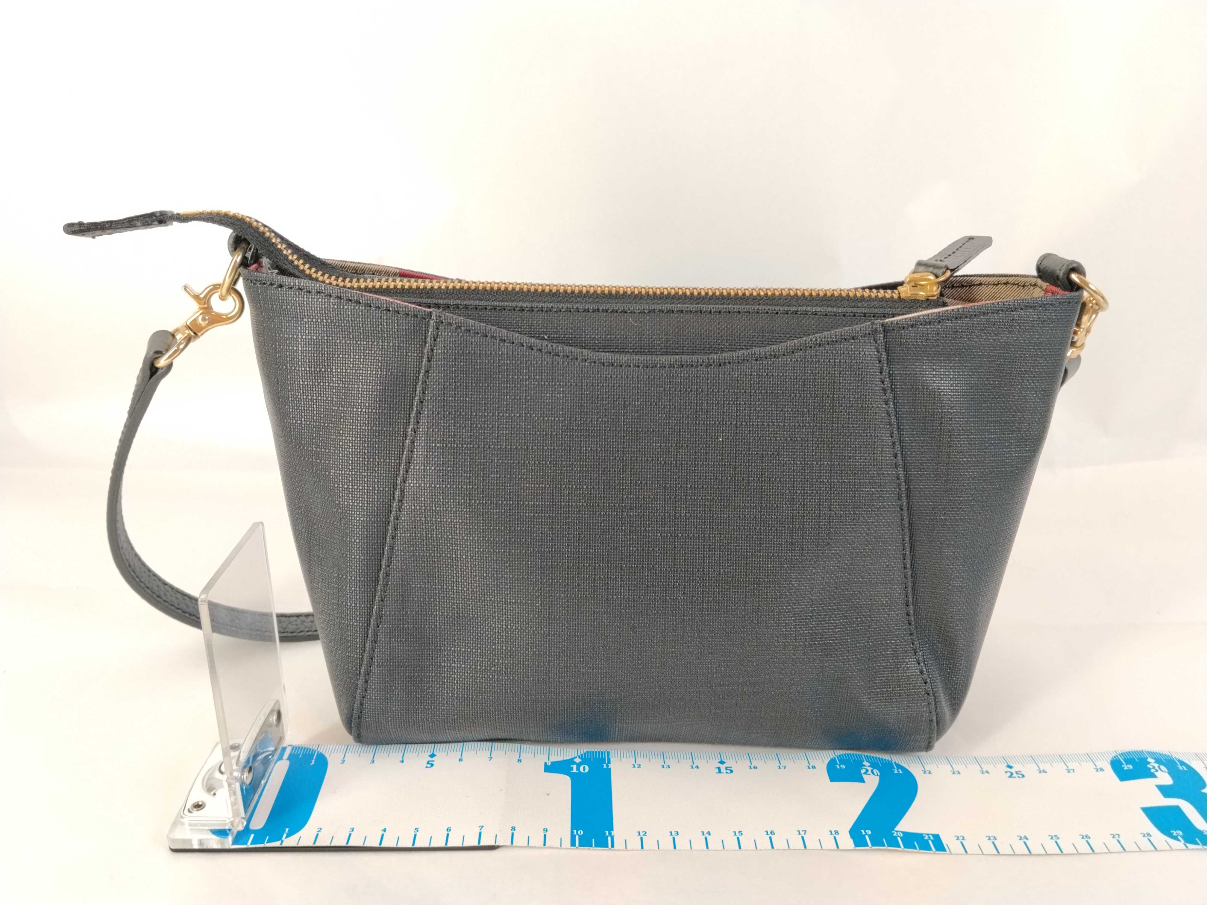 Blue Label Leather Black One-Shoulder Bag — view 2