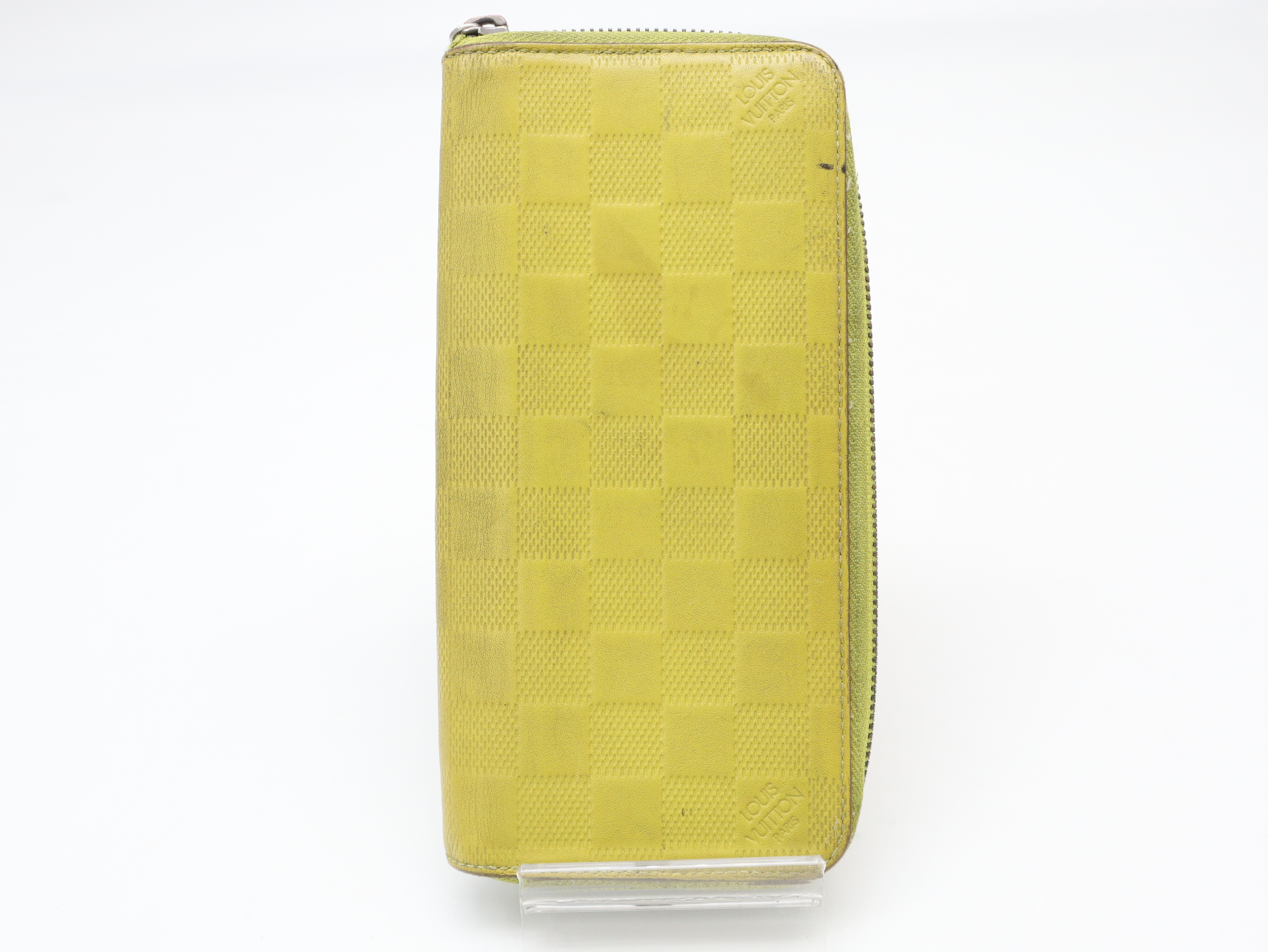 N62236 Damier Infini Vertical Vert Ascetic Wallet