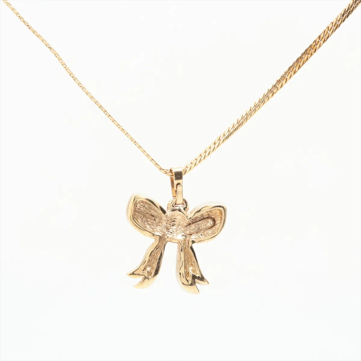 CD Ribbon Necklace GP Gold — view 2