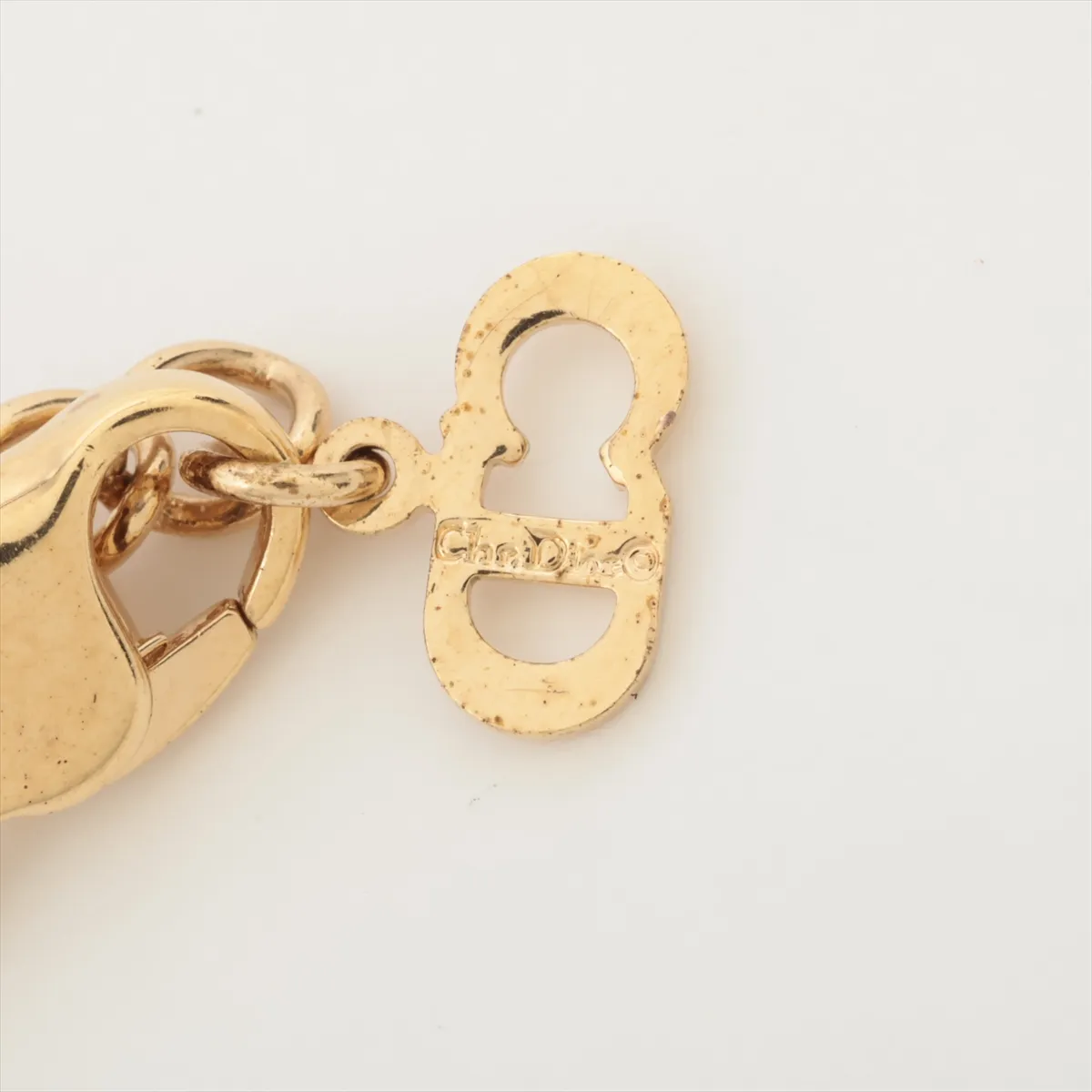 CD Ribbon Necklace GP Gold — view 4