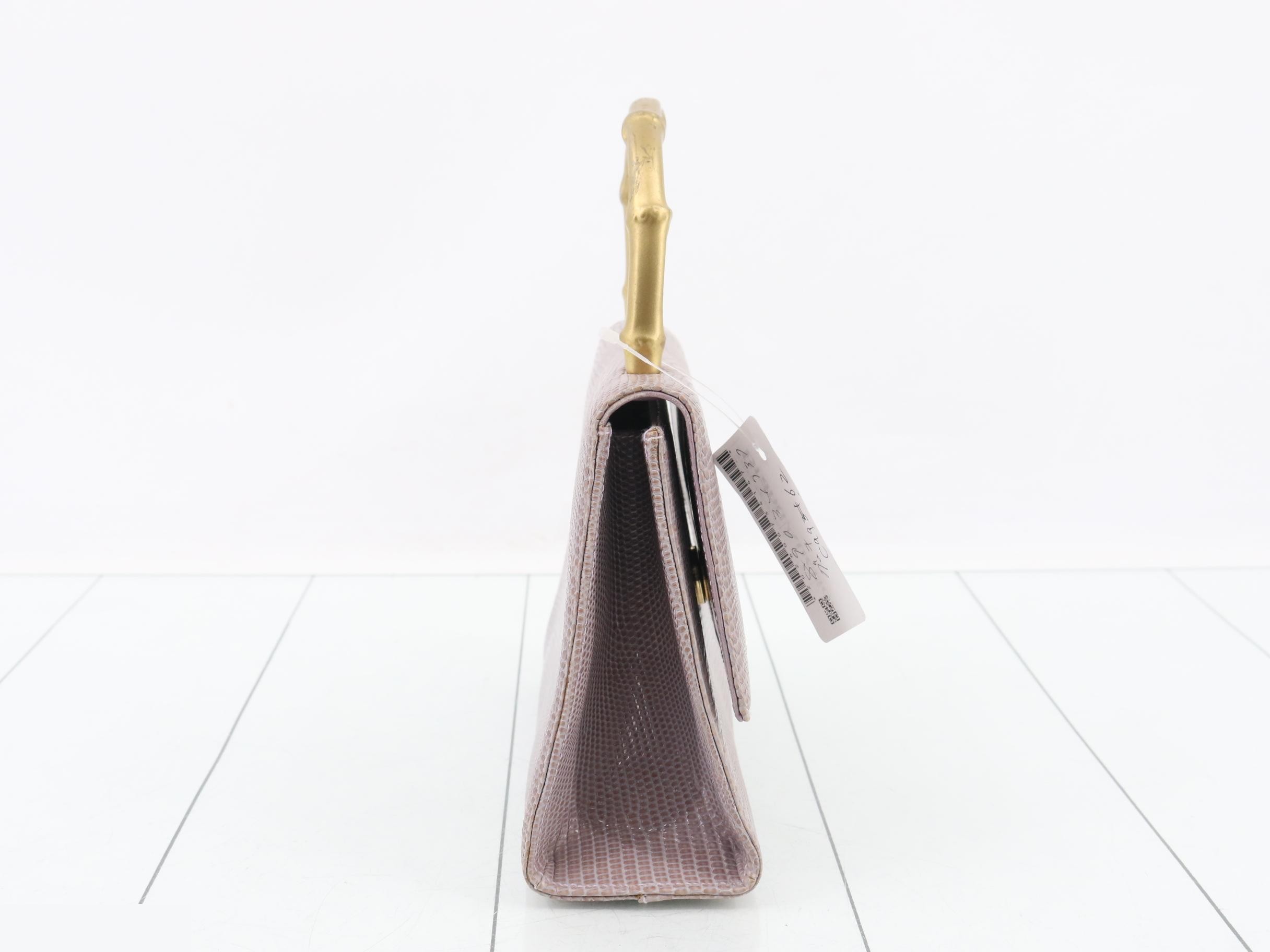Bamboo Lizard Mini Handbag — view 4