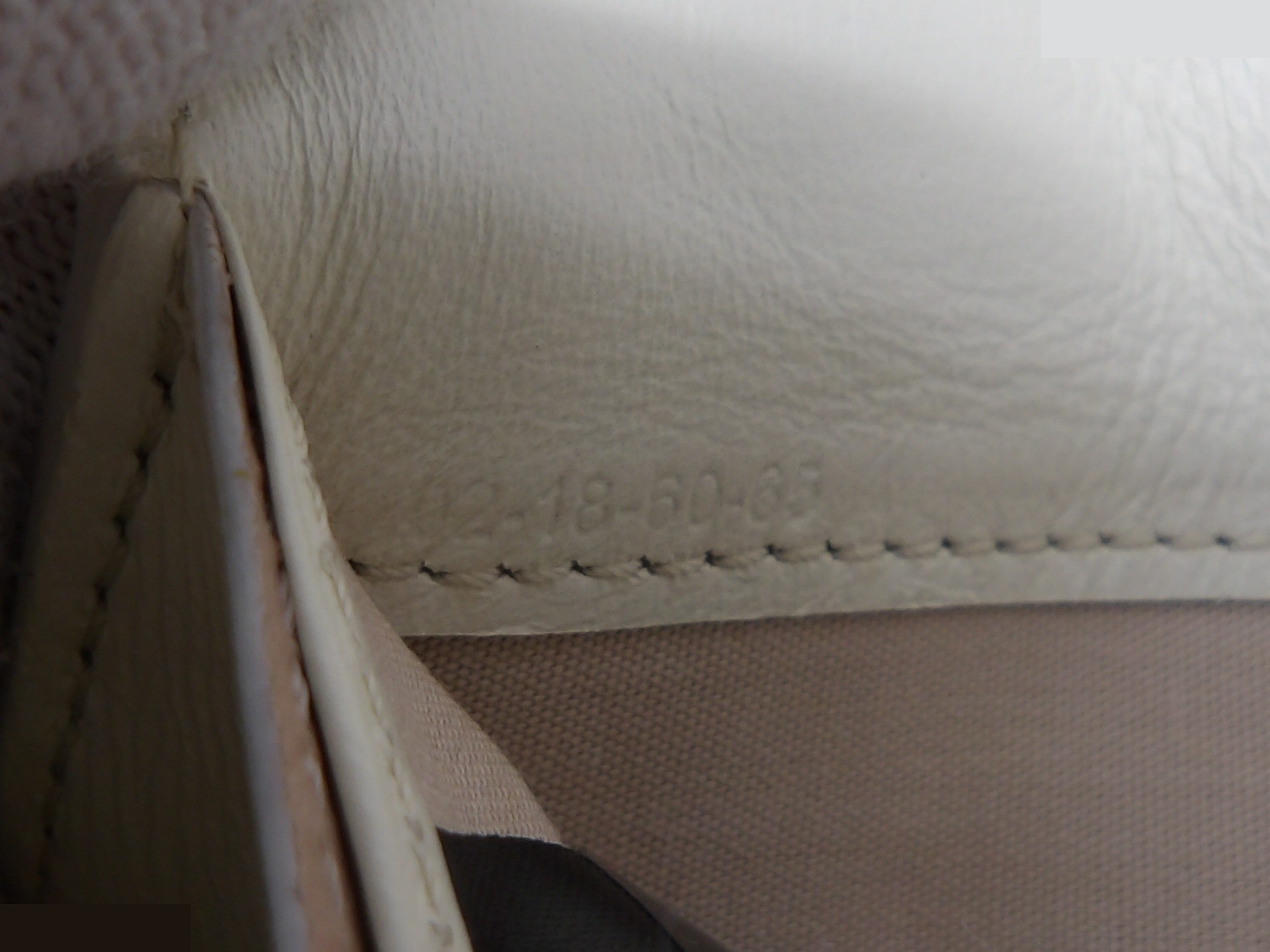 Alphabet Flap Long Wallet with Gold Hardware — view 4