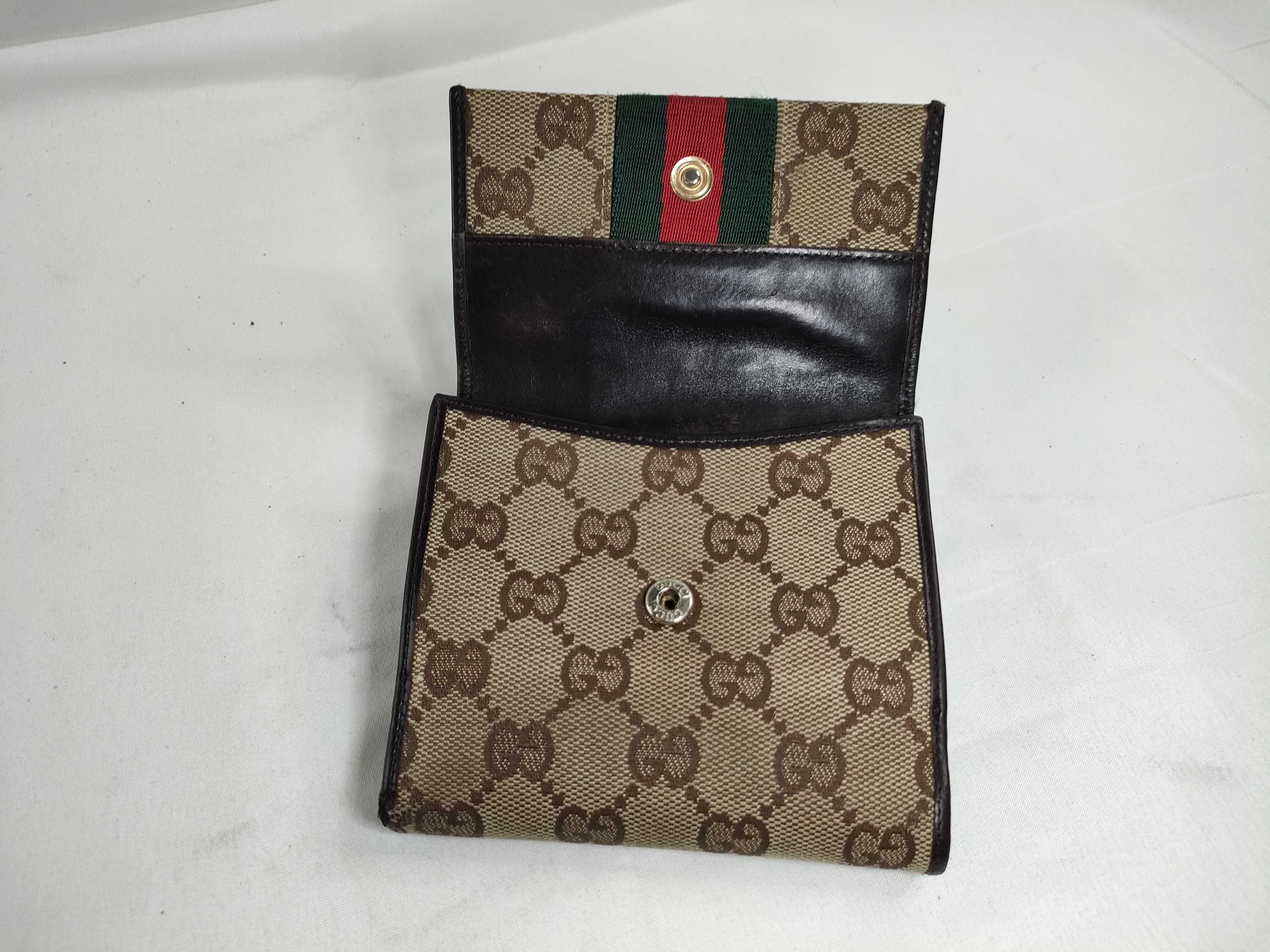 GG canvas wallet, Gucci wallet, GG canvas Sherry line wallet — view 13
