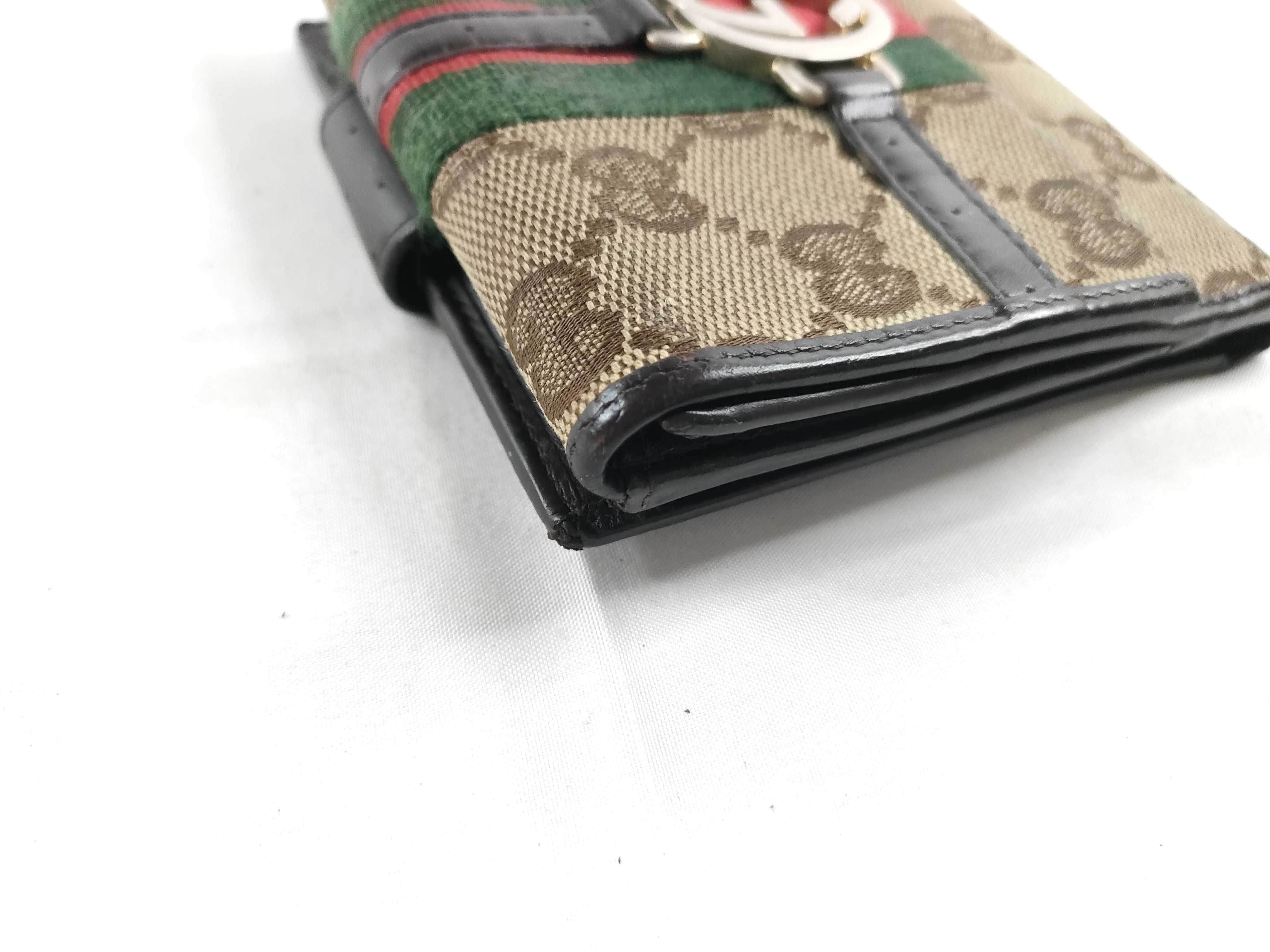 GG canvas wallet, Gucci wallet, GG canvas Sherry line wallet — view 4
