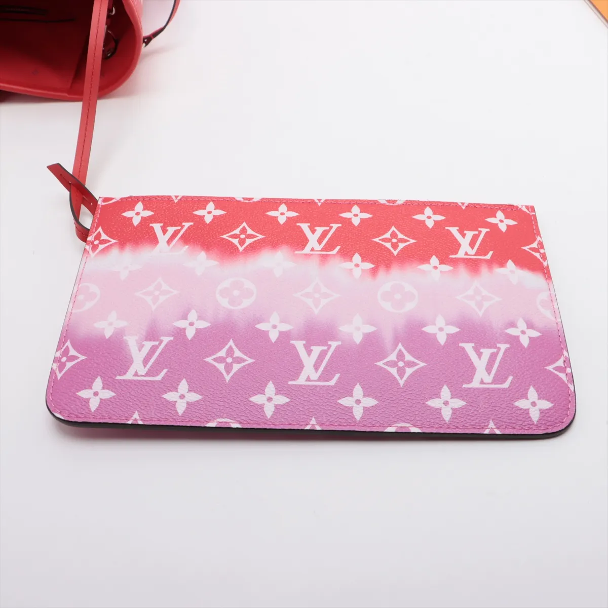 LV Escale Neverfull MM M45127 GI2220 Red (RFID detected) — view 12