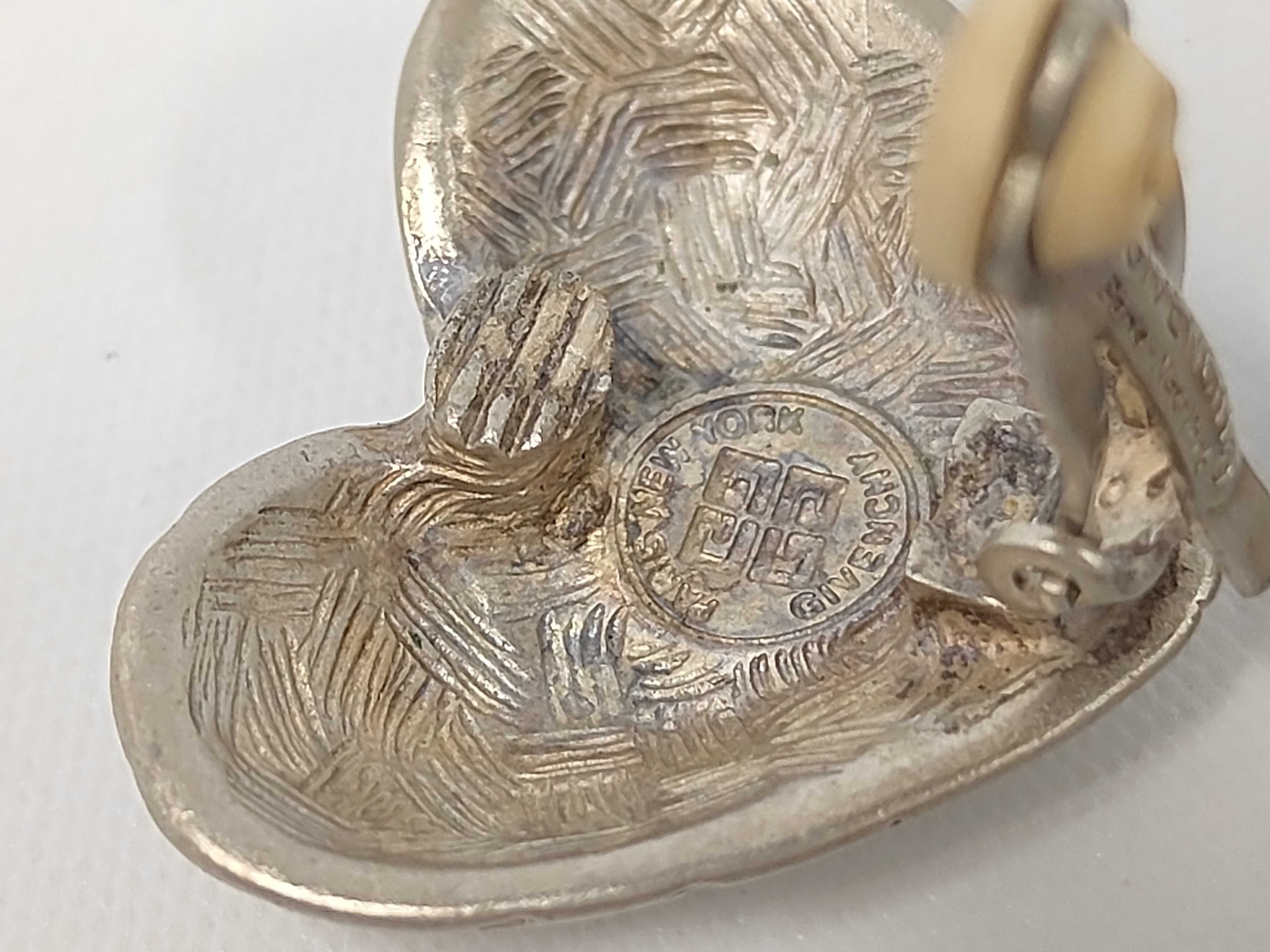 Logo Heart Silver Earrings — view 5