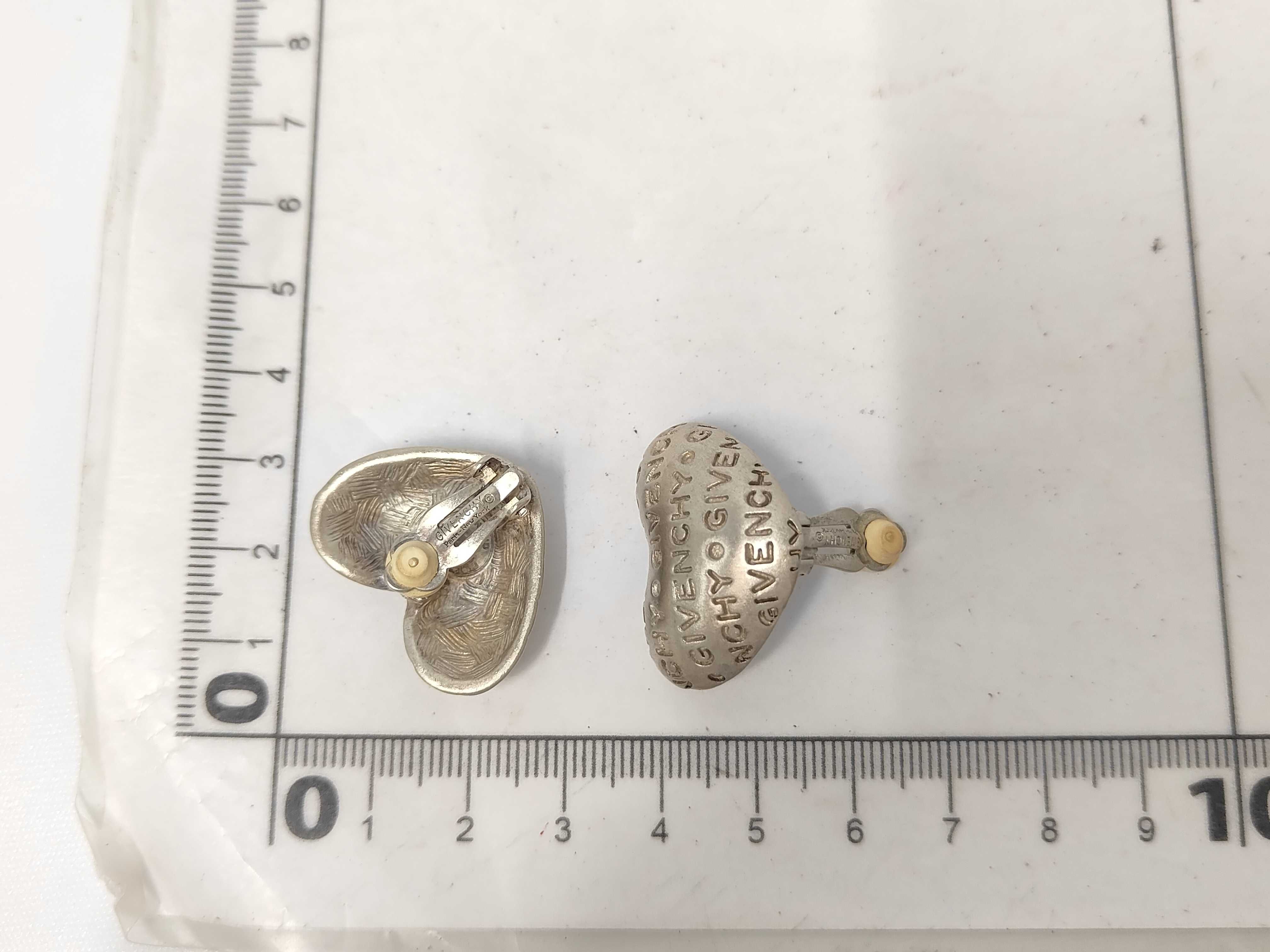 Logo Heart Silver Earrings — view 10