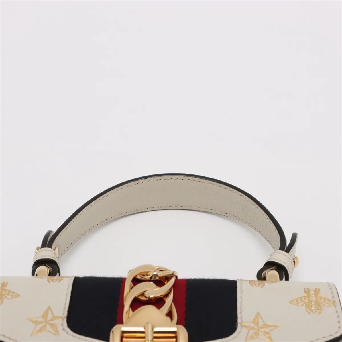 Sylvie Leather 2WAY Handbag Beige 470270 — view 6