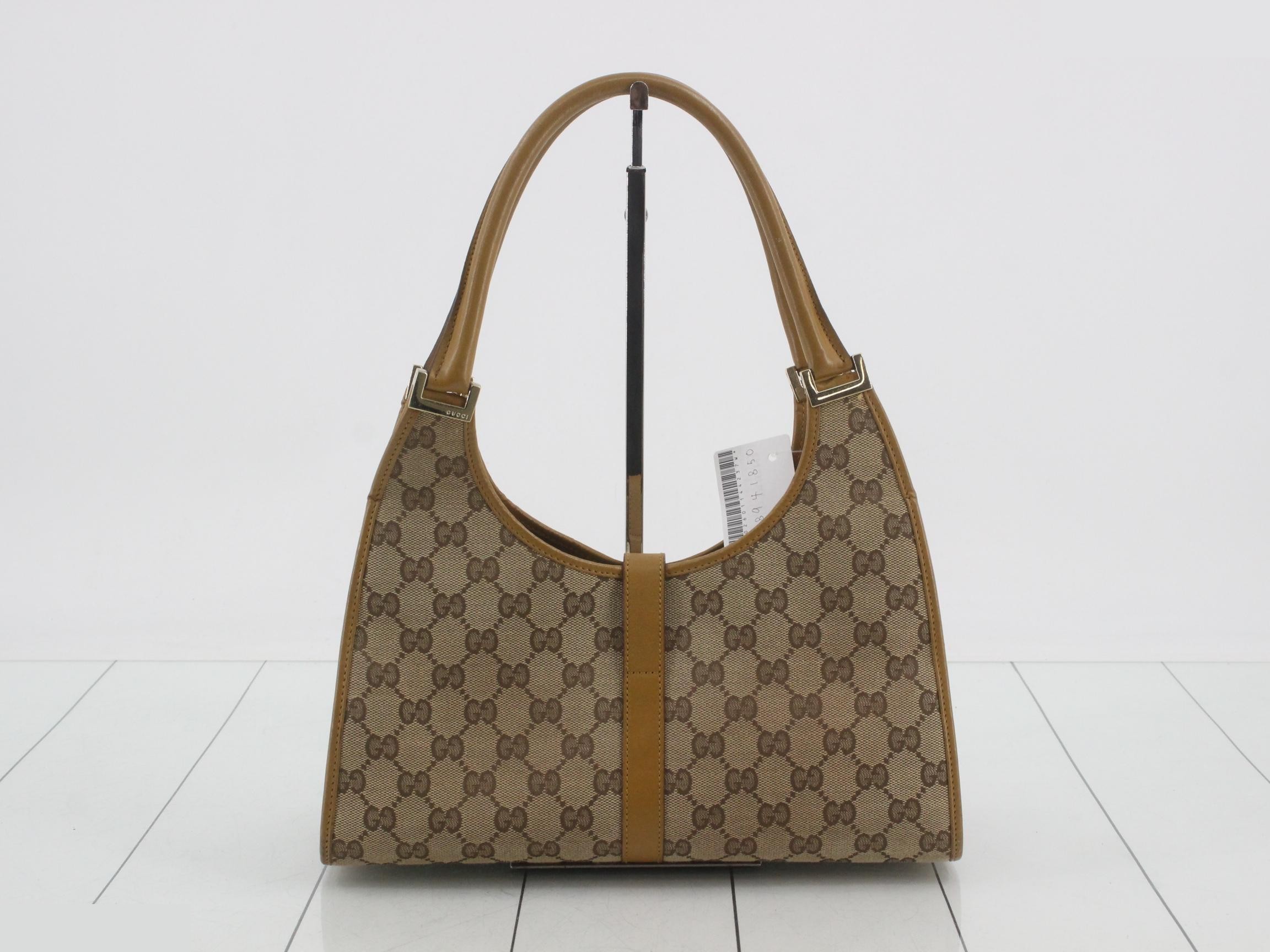 GG Canvas Jackie Leather Semi-Shoulder Bag — view 2