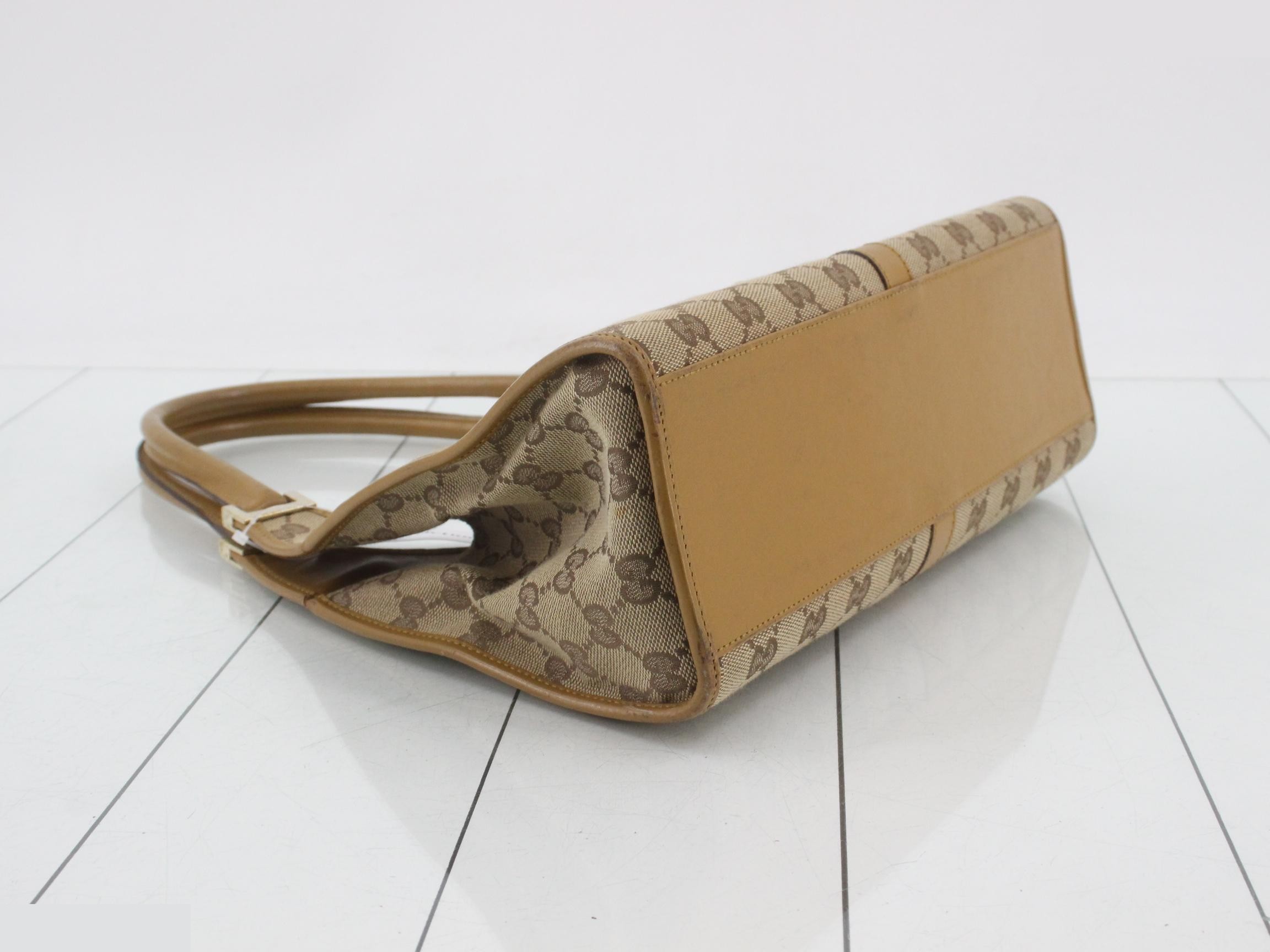 GG Canvas Jackie Leather Semi-Shoulder Bag — view 5