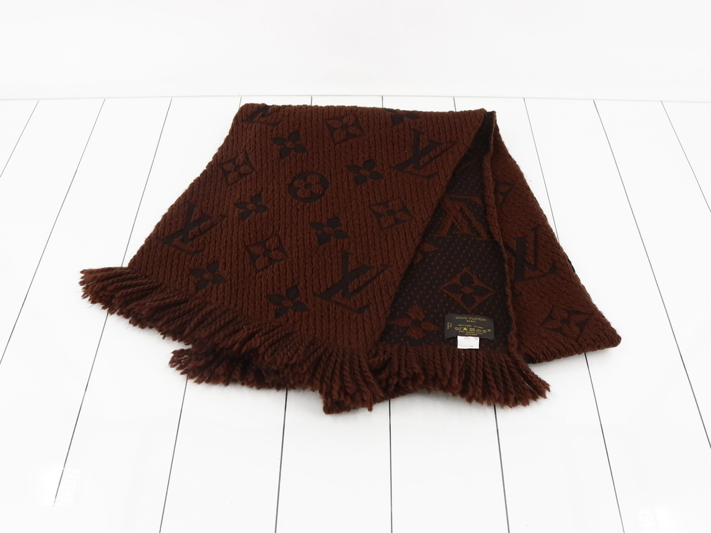 Echarpe Logo Mania Wool Silk Scarf 413287 — view 2