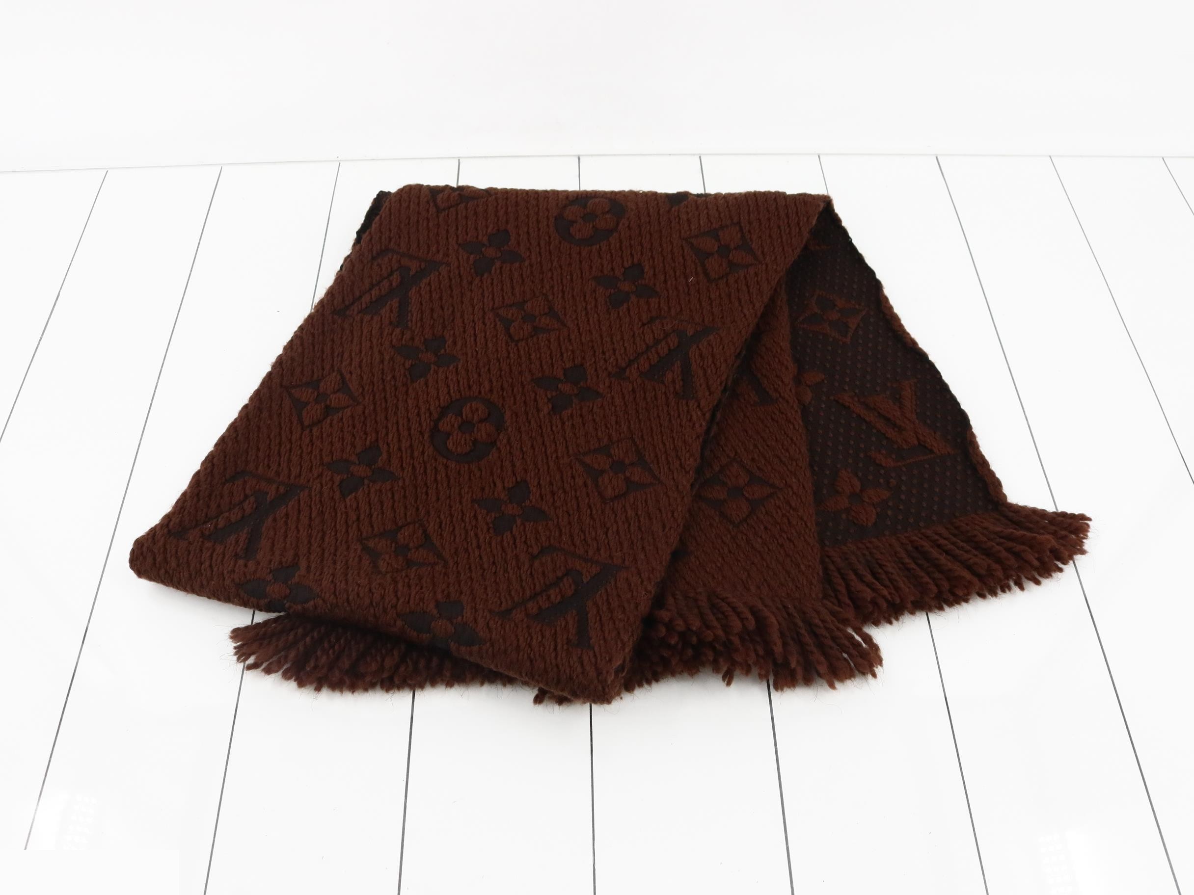 Echarpe Logo Mania Wool Silk Scarf 413287 — view 3