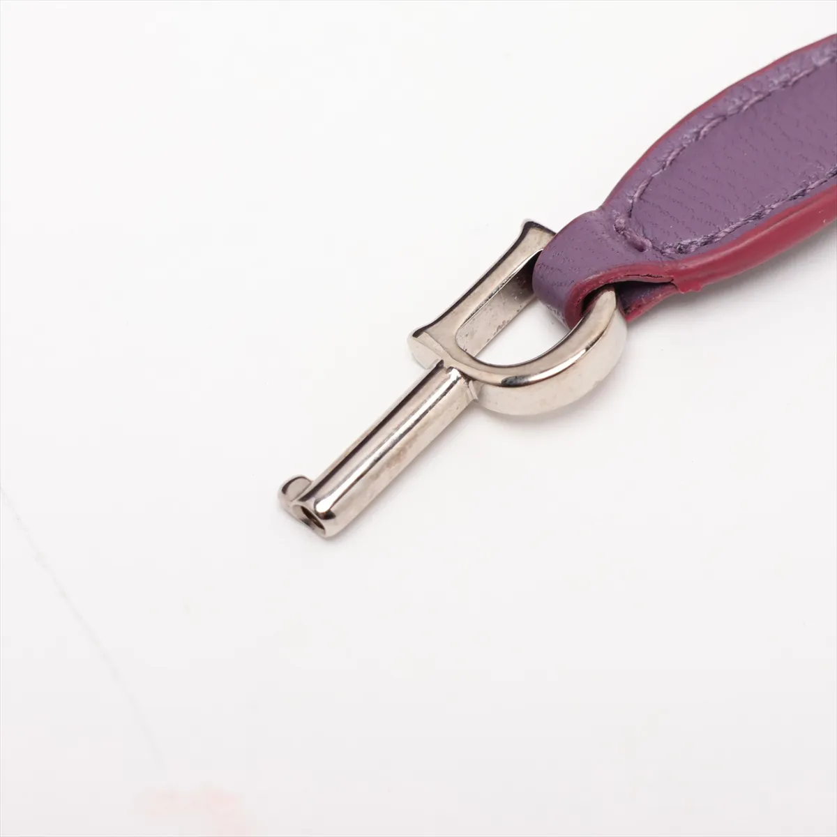Cannage New Rock Leather Chain Shoulder Bag, Purple — view 12