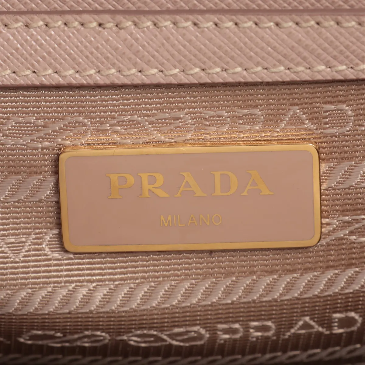 Saffiano Leather 2WAY Handbag Pink — view 13