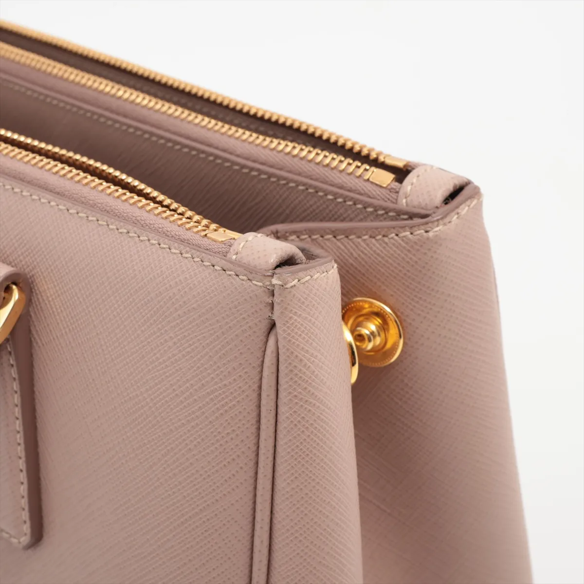 Saffiano Leather 2WAY Handbag Pink — view 14