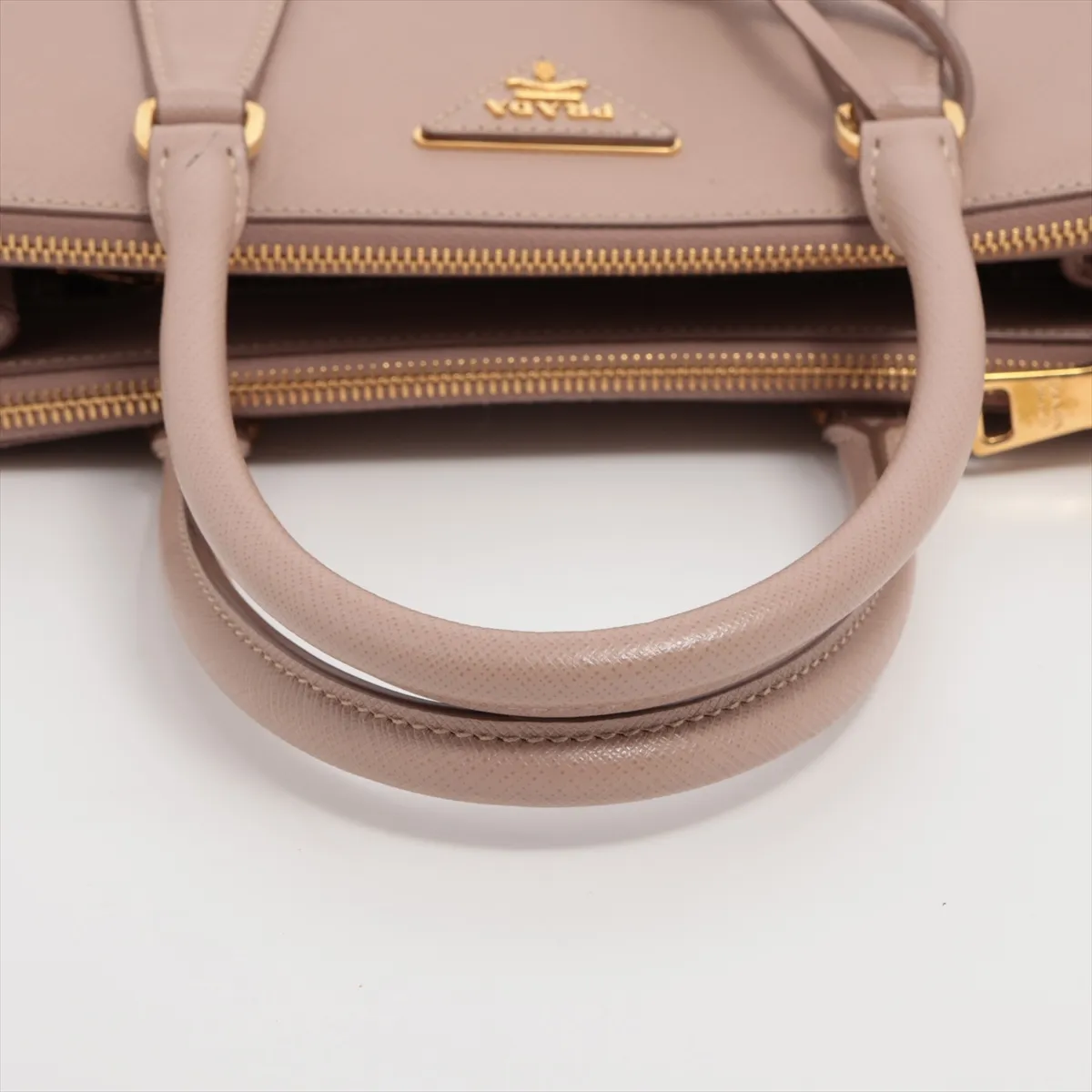 Saffiano Leather 2WAY Handbag Pink — view 5