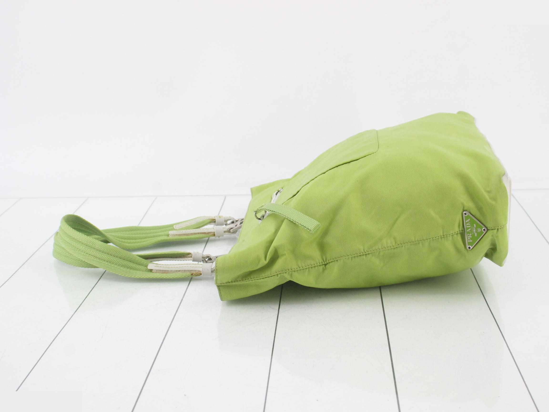 Nylon tote bag, light green — view 4