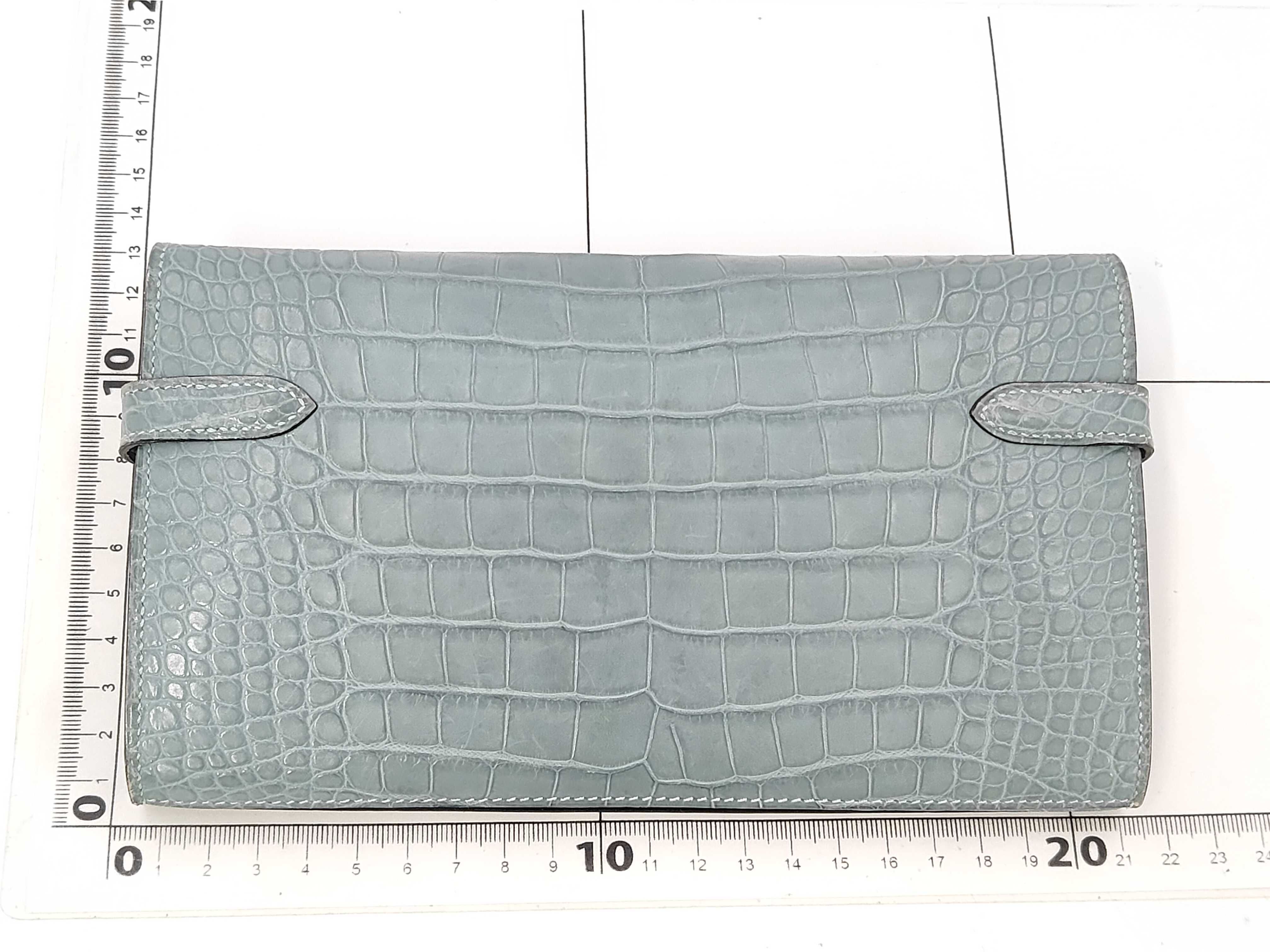 Kelly Wallet Crocodile Leather Wallet — view 2