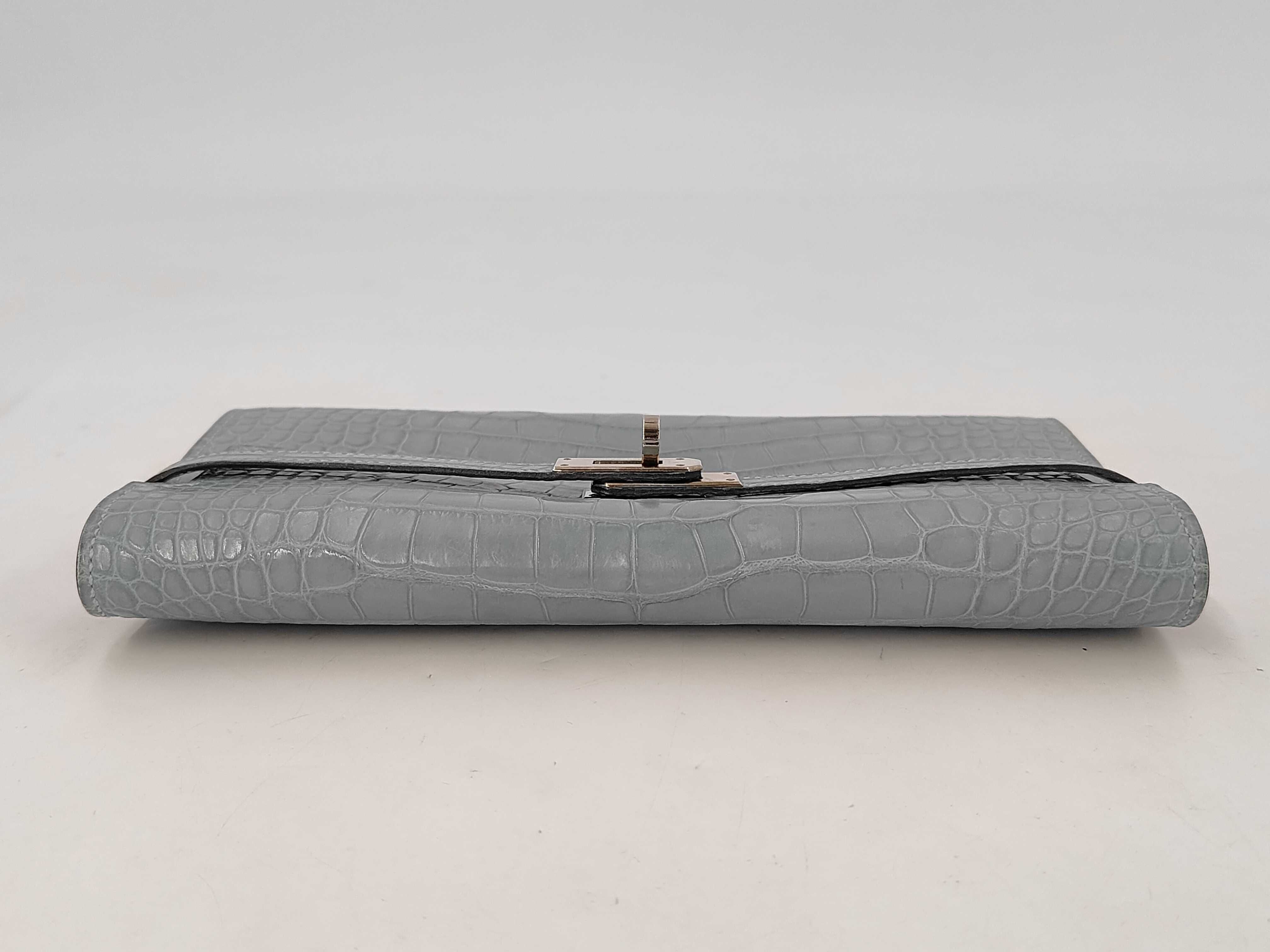 Kelly Wallet Crocodile Leather Wallet — view 6