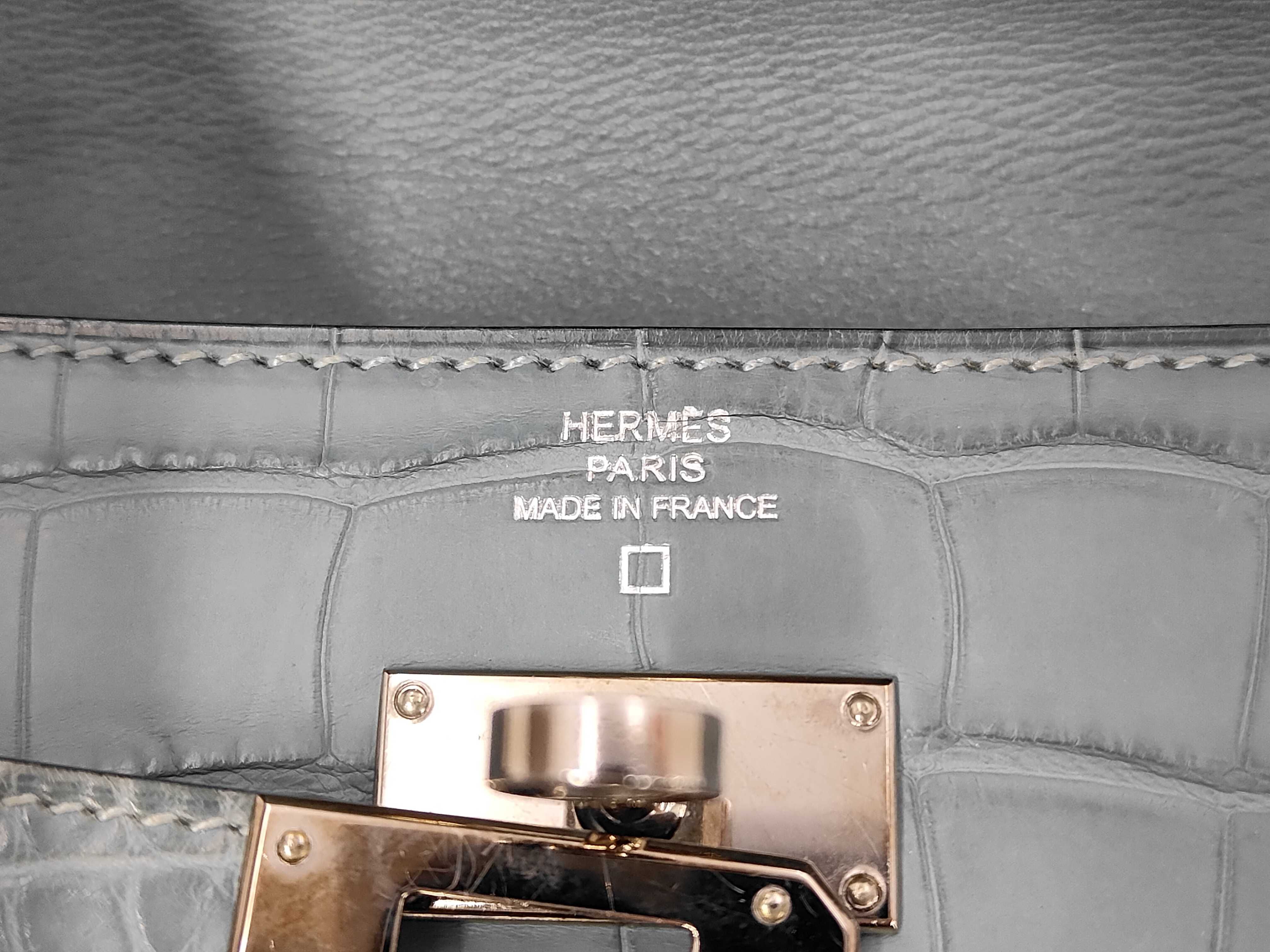 Kelly Wallet Crocodile Leather Wallet — view 10