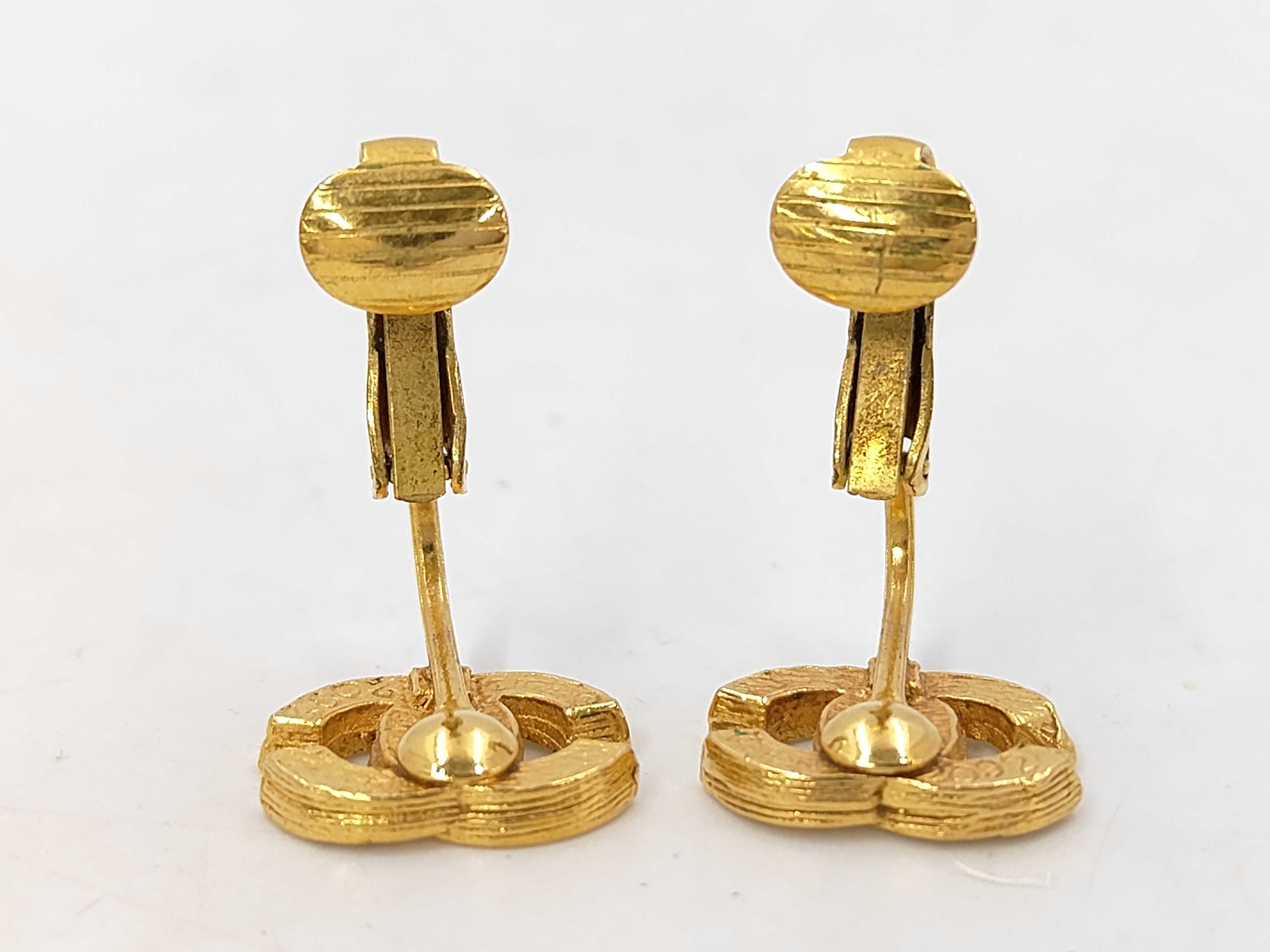 Coco Stone Engraved Earrings — view 4