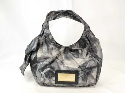Rose Ribbon Satin Lined Handbag