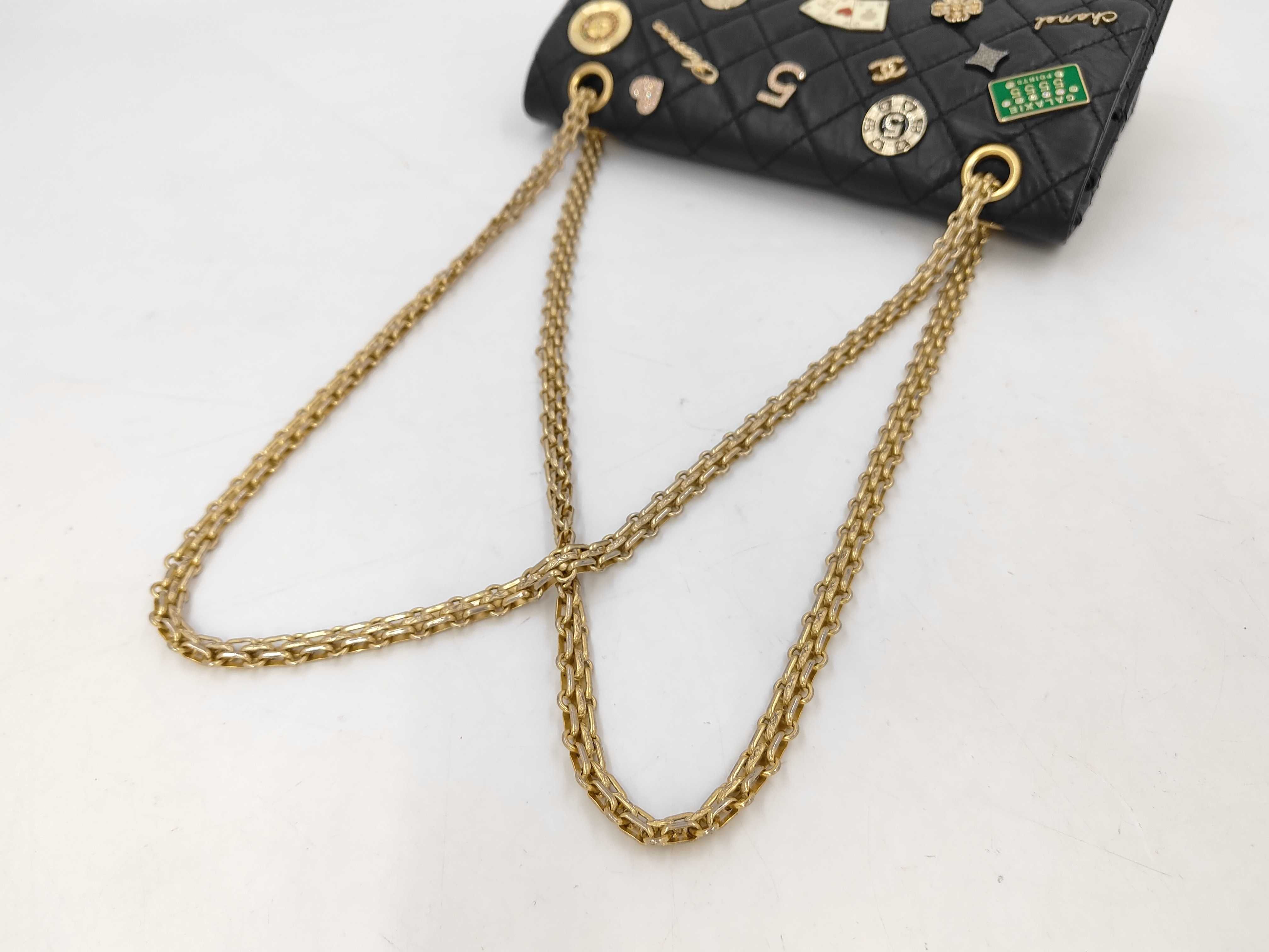 Lucky Charm Double Flap Matelassé Shoulder Bag (Serial Number 22) — view 3