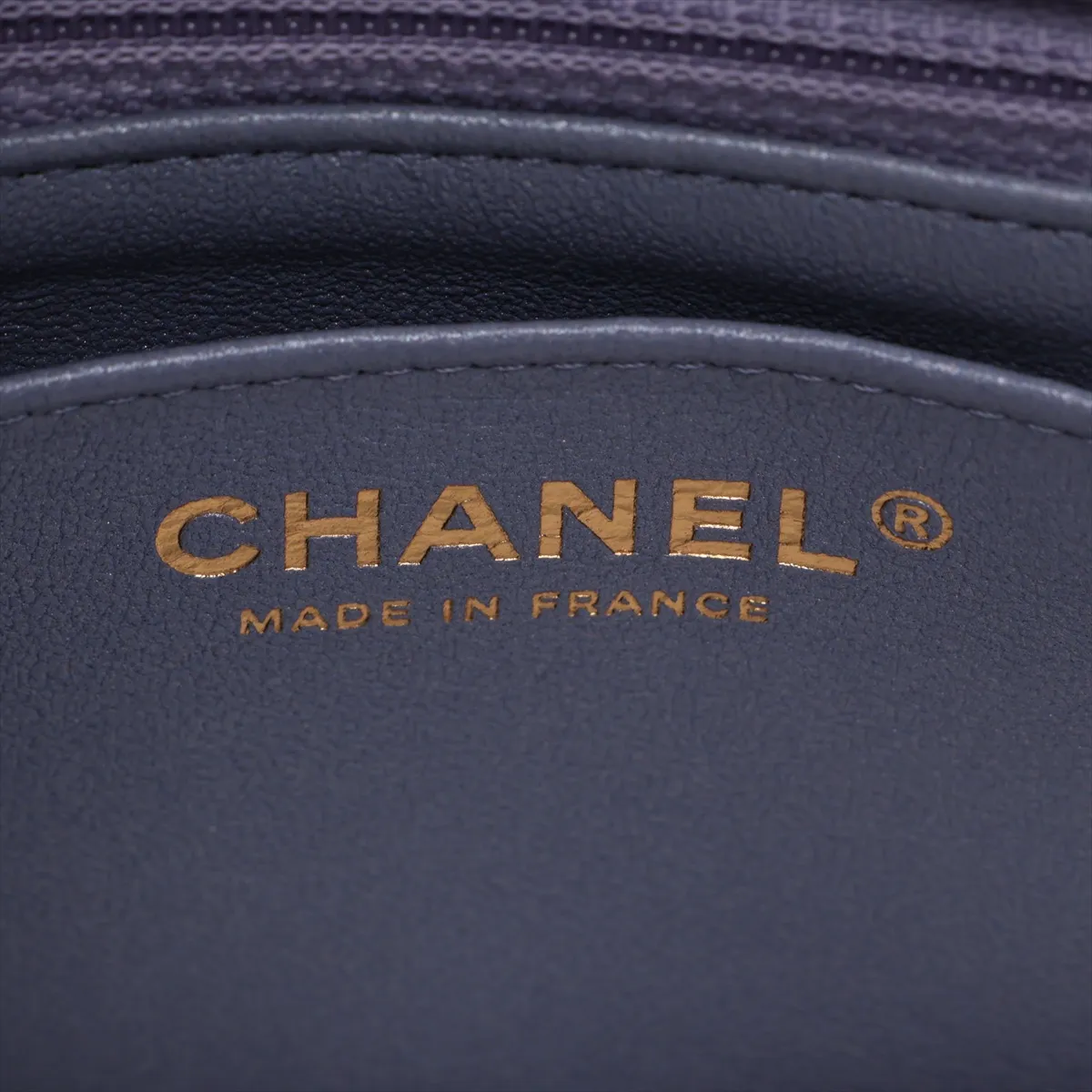 [Individually packaged] Chanel Mini Matelassé 17 Lambskin Single Flap Single Chain Bag, Purple, Gold Hardware, JC5JKN16, Random Plate, A35200 — view 9