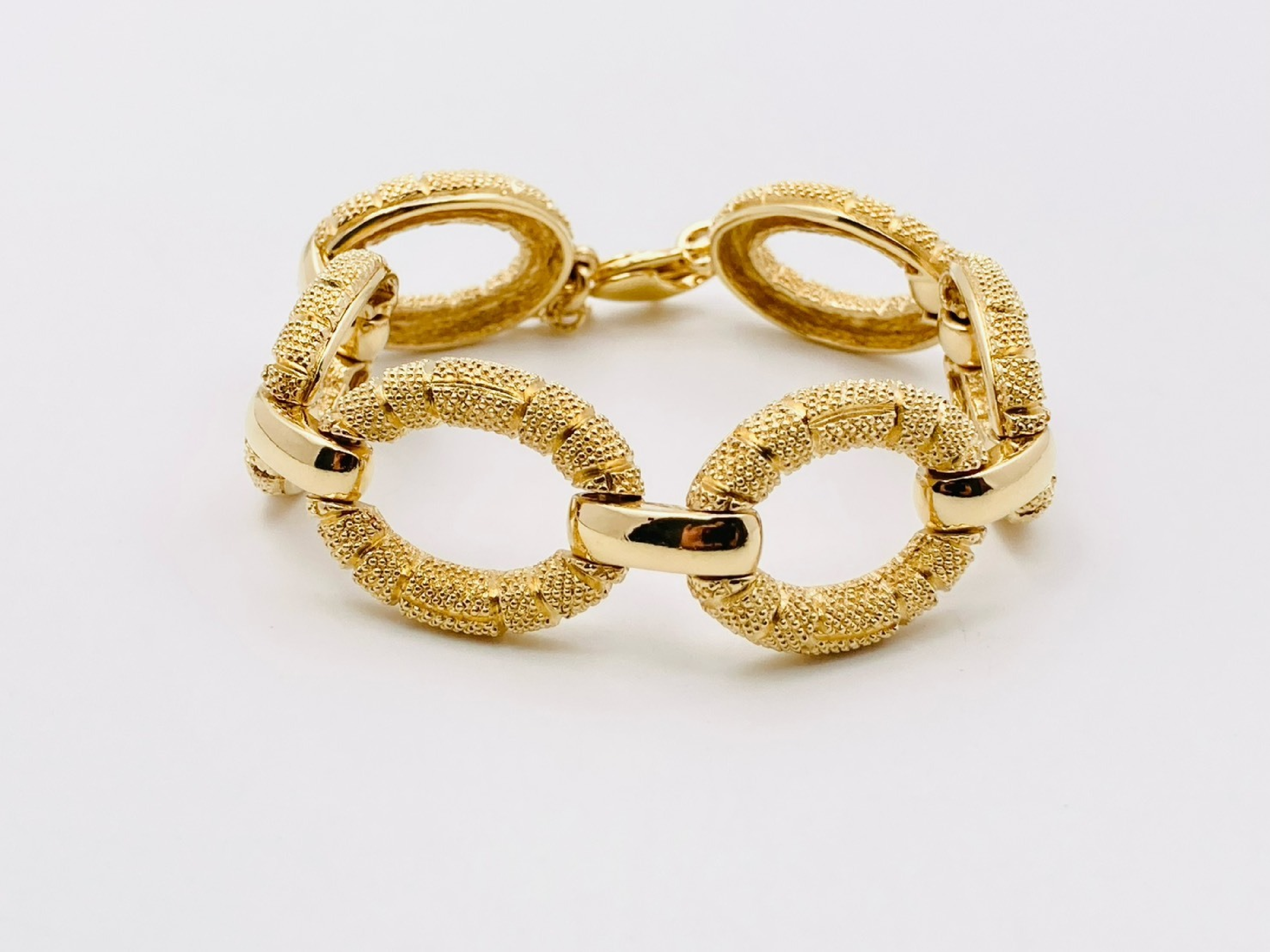 Oval Circle Bracelet, Gold Bracelet/Bangle