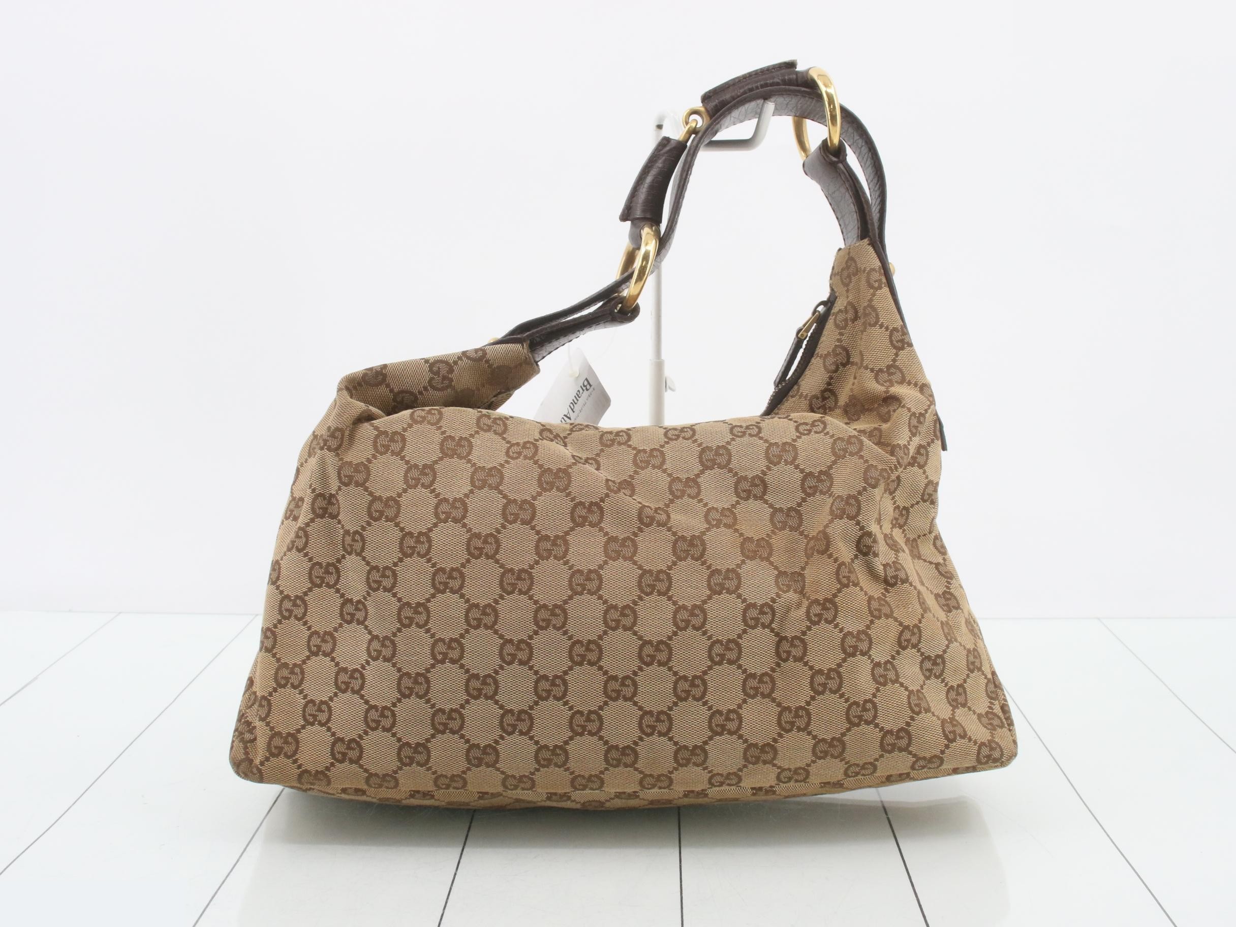 115867 Horsebit Canvas Brown — view 2