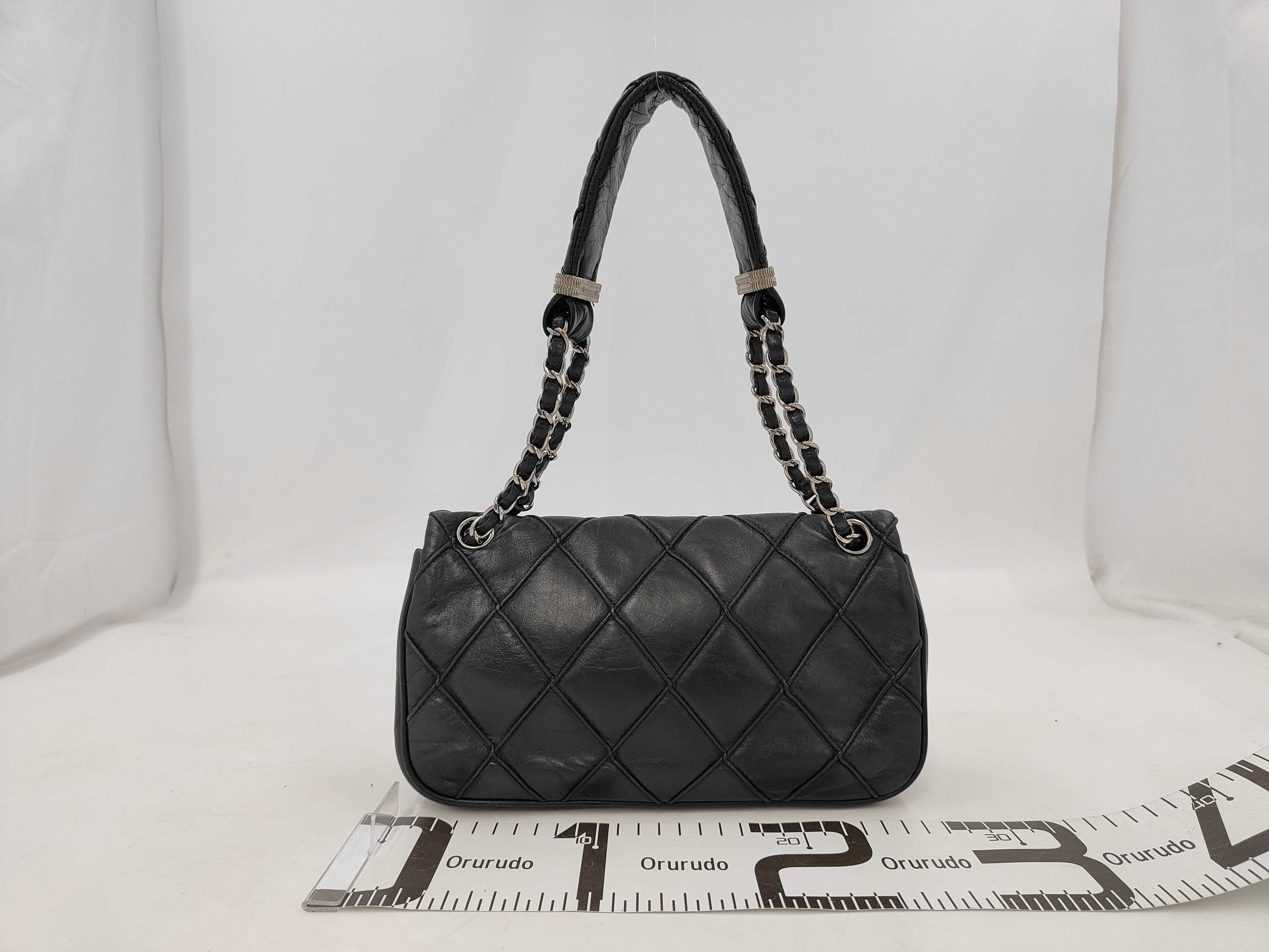 Coco Mark One-Shoulder Lambskin Black SS Handbag — view 2