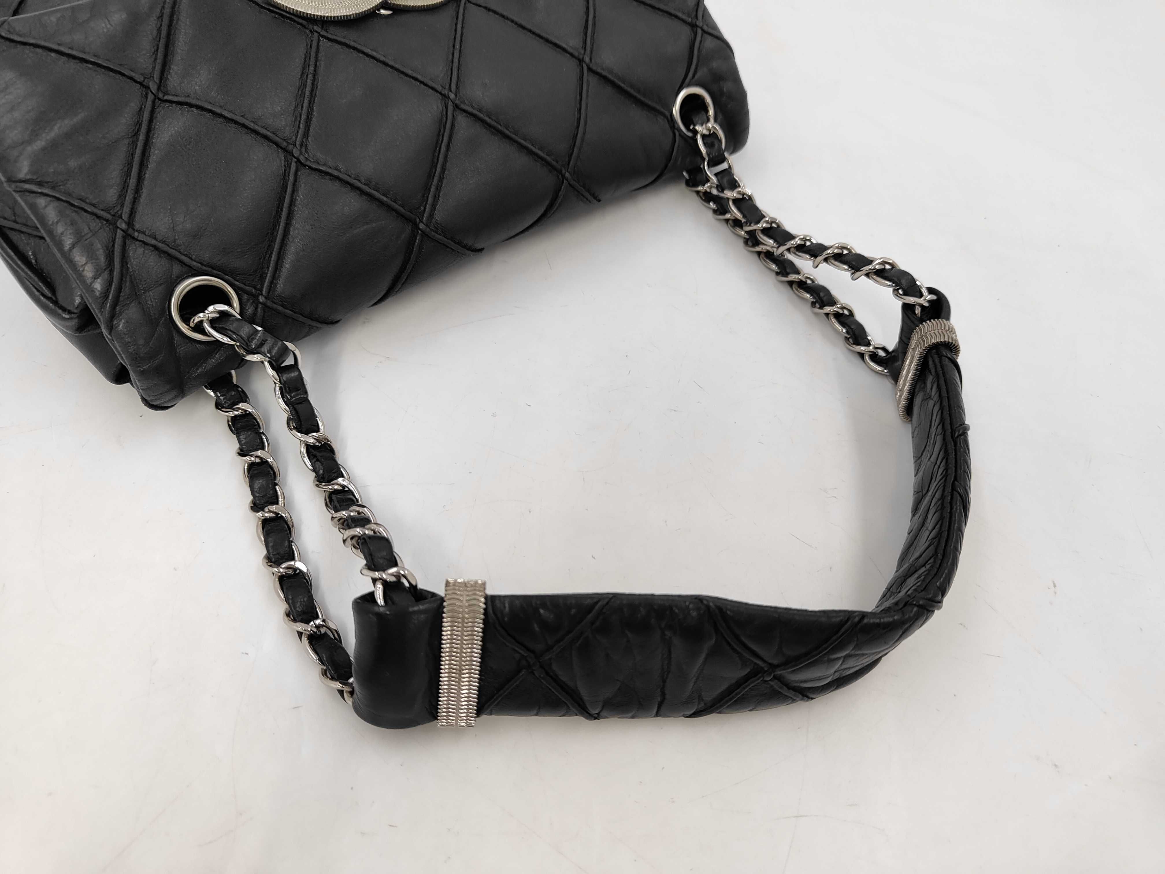 Coco Mark One-Shoulder Lambskin Black SS Handbag — view 3