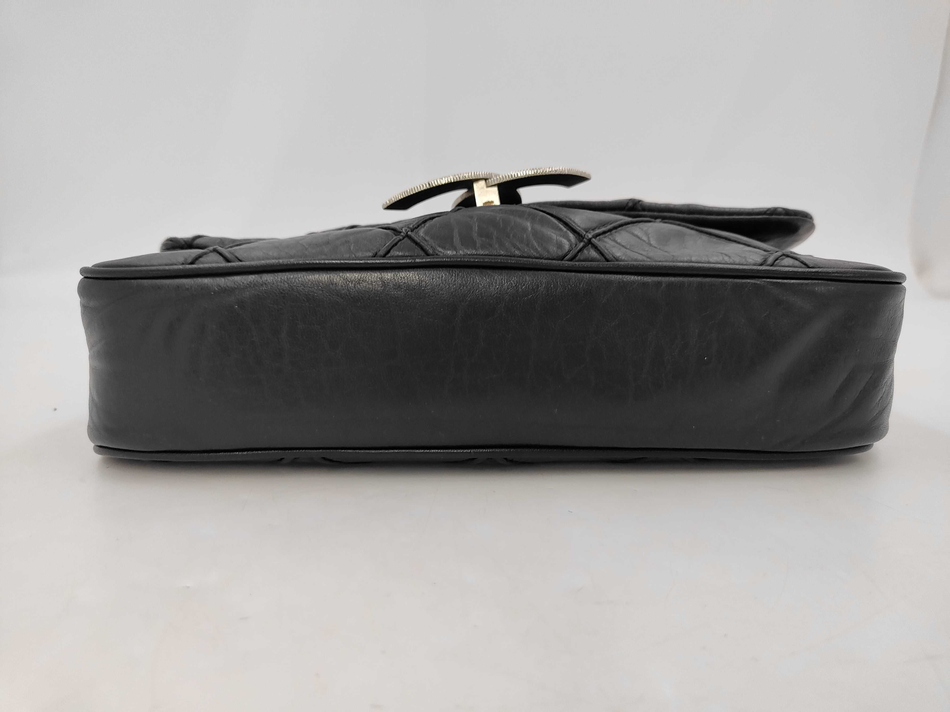 Coco Mark One-Shoulder Lambskin Black SS Handbag — view 5