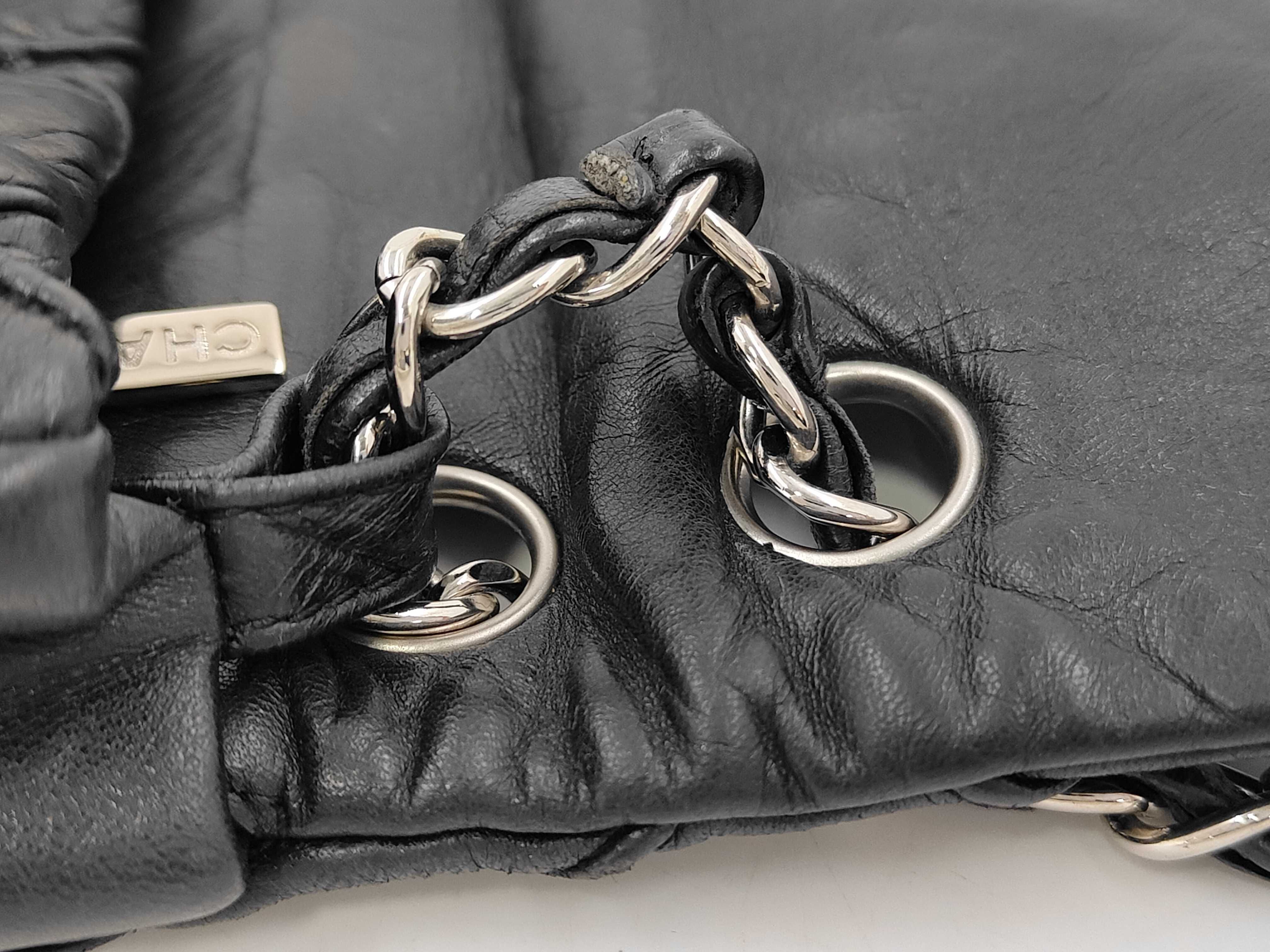 Coco Mark One-Shoulder Lambskin Black SS Handbag — view 7