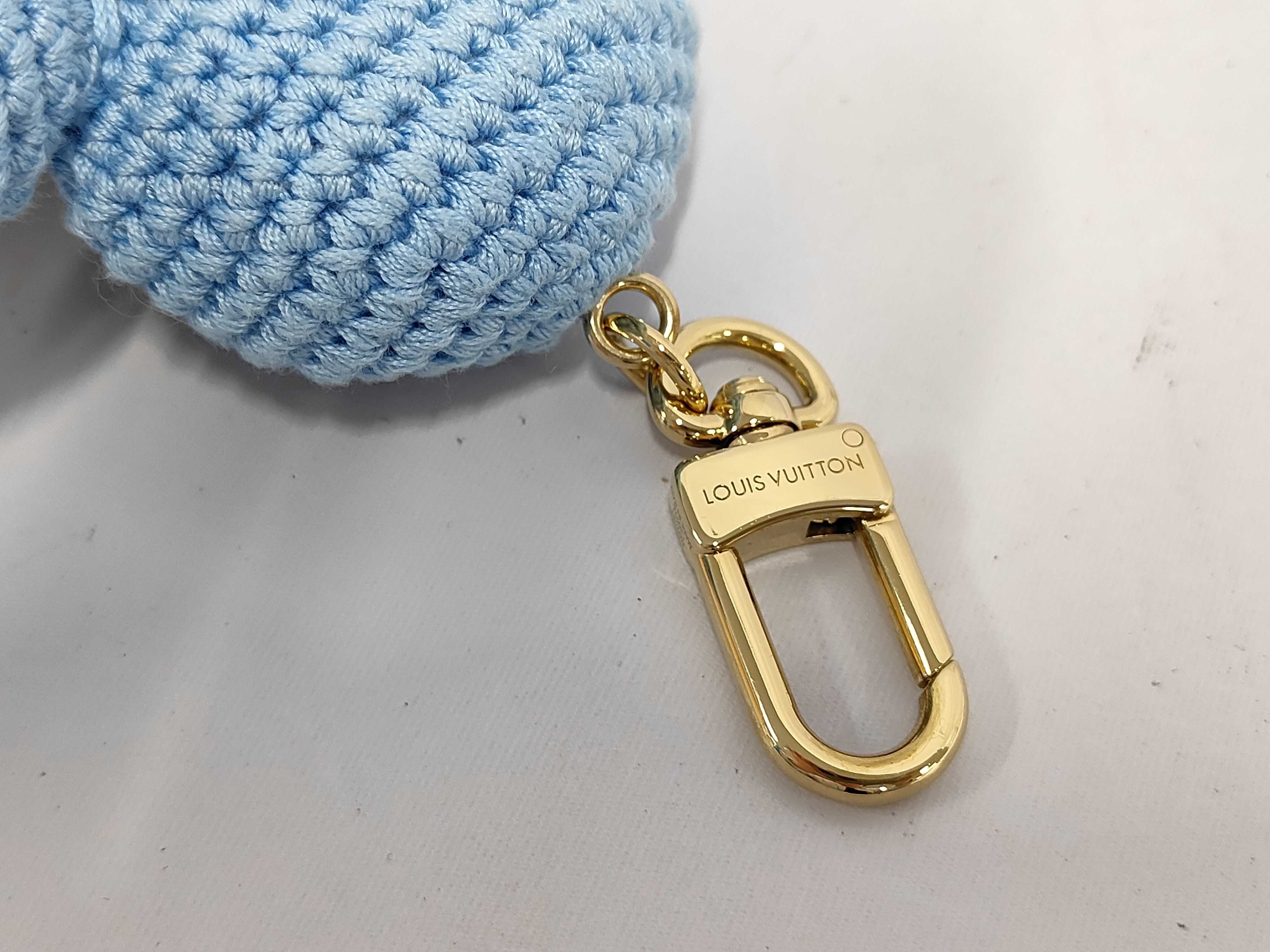 Bag Charm - Vivienne Crochet Blue M02582 Charm — view 6