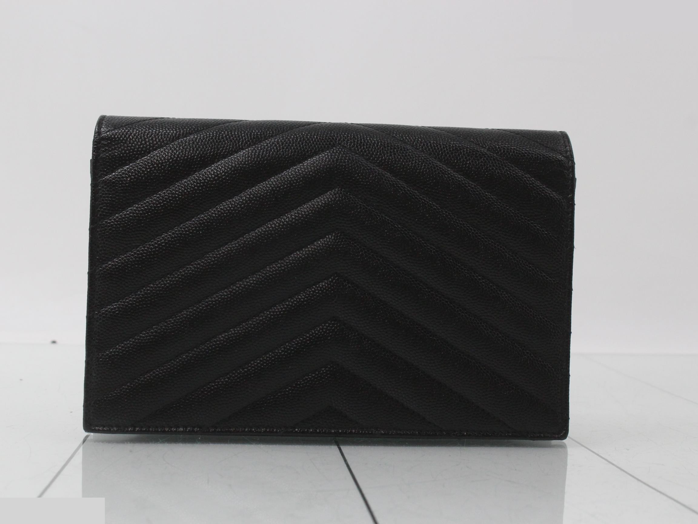 Chain Wallet 377828 Black Leather ST — view 2