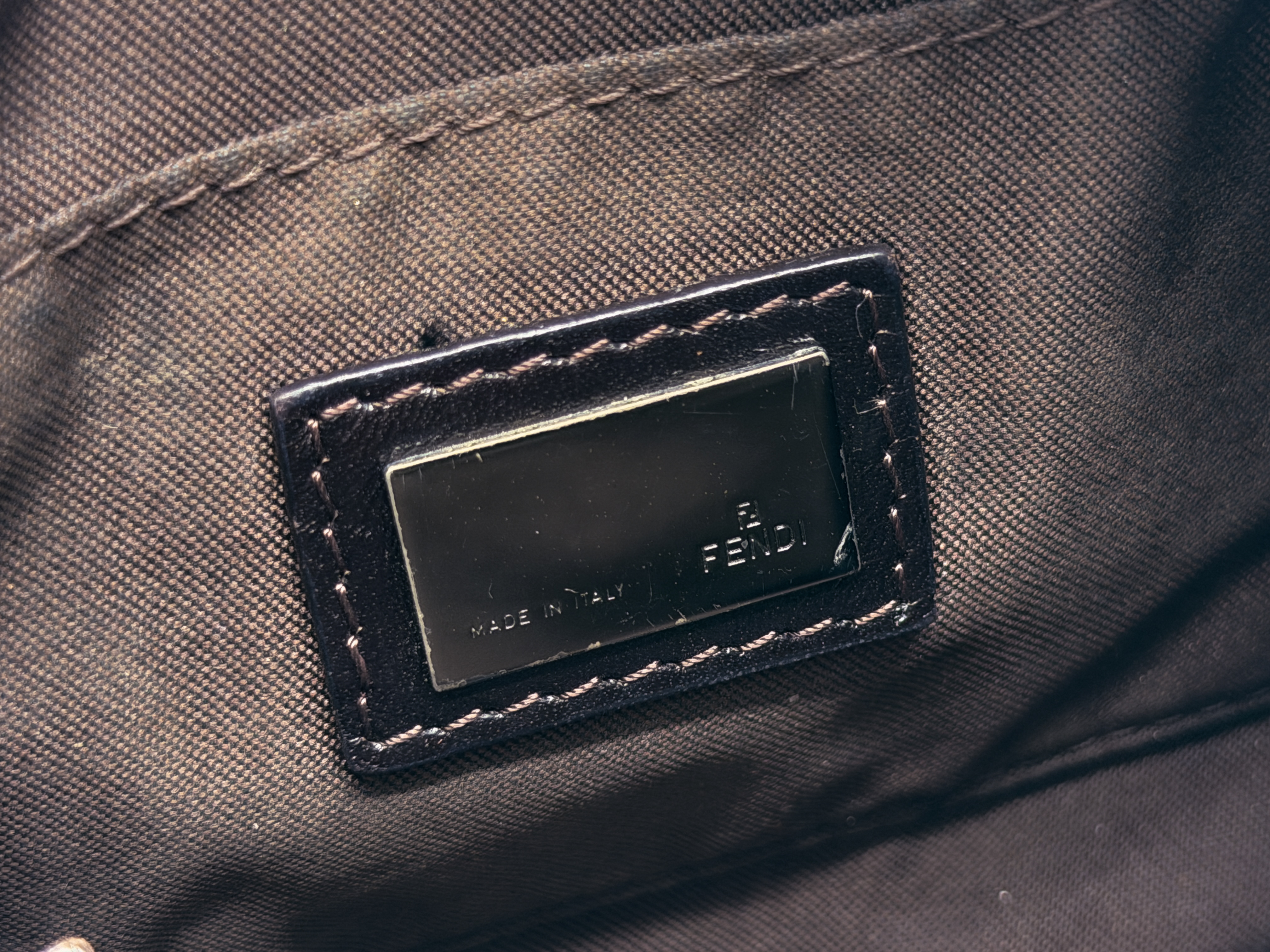 Zucca Canvas x Leather Shoulder Bag — view 14