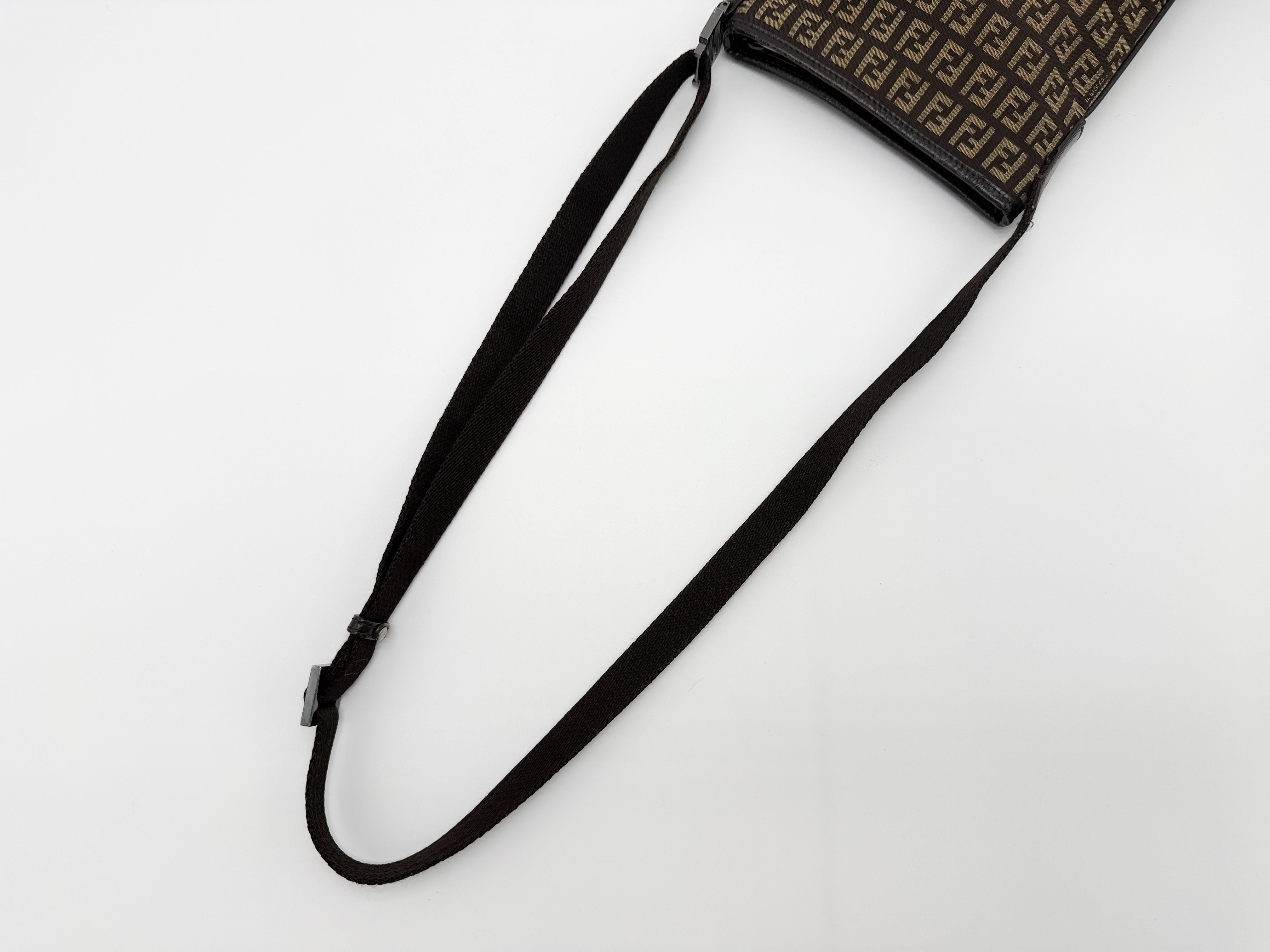 Zucca Canvas x Leather Shoulder Bag — view 3