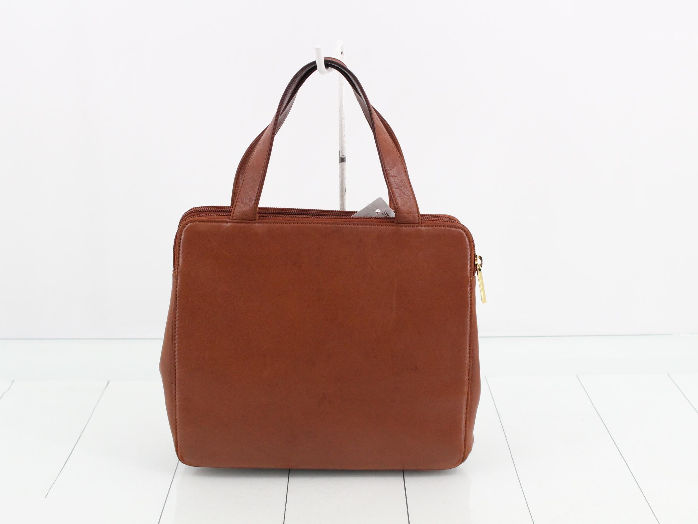 Anagram Handbag, Brown — view 2