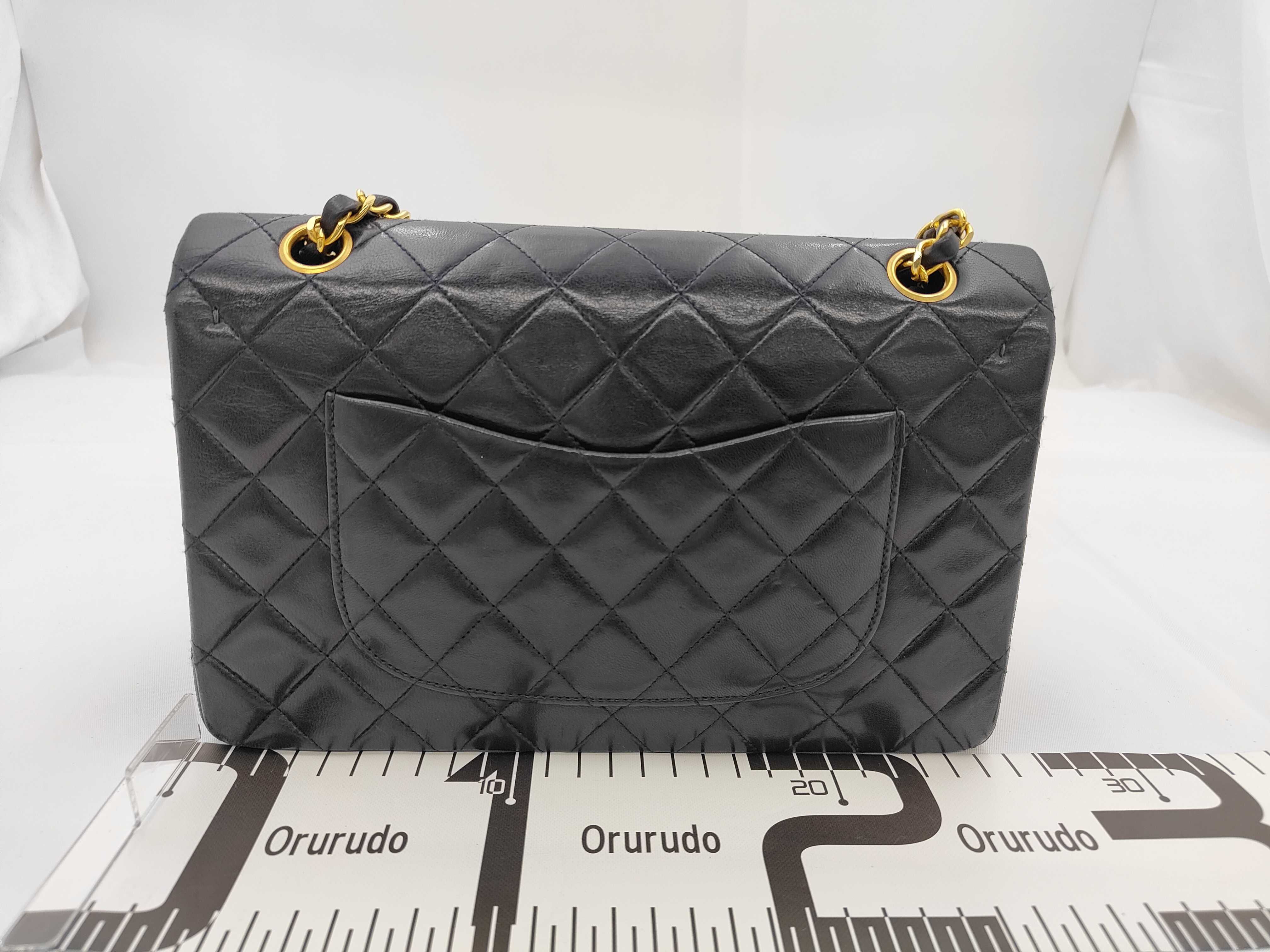 Matelassé Double Flap 25 Shoulder Bag, Navy, Serial Number 0 — view 2