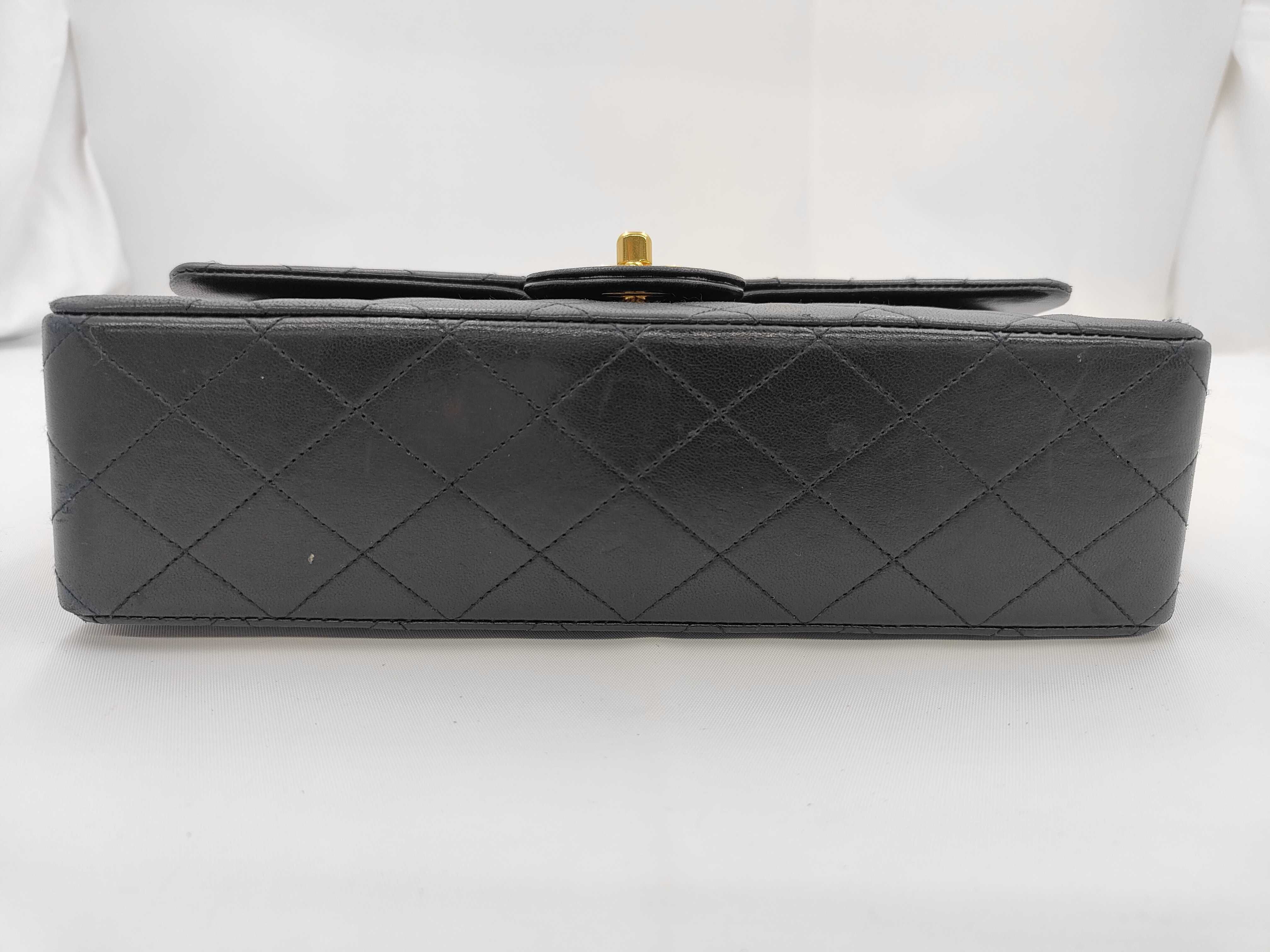 Matelassé Double Flap 25 Shoulder Bag, Navy, Serial Number 0 — view 5